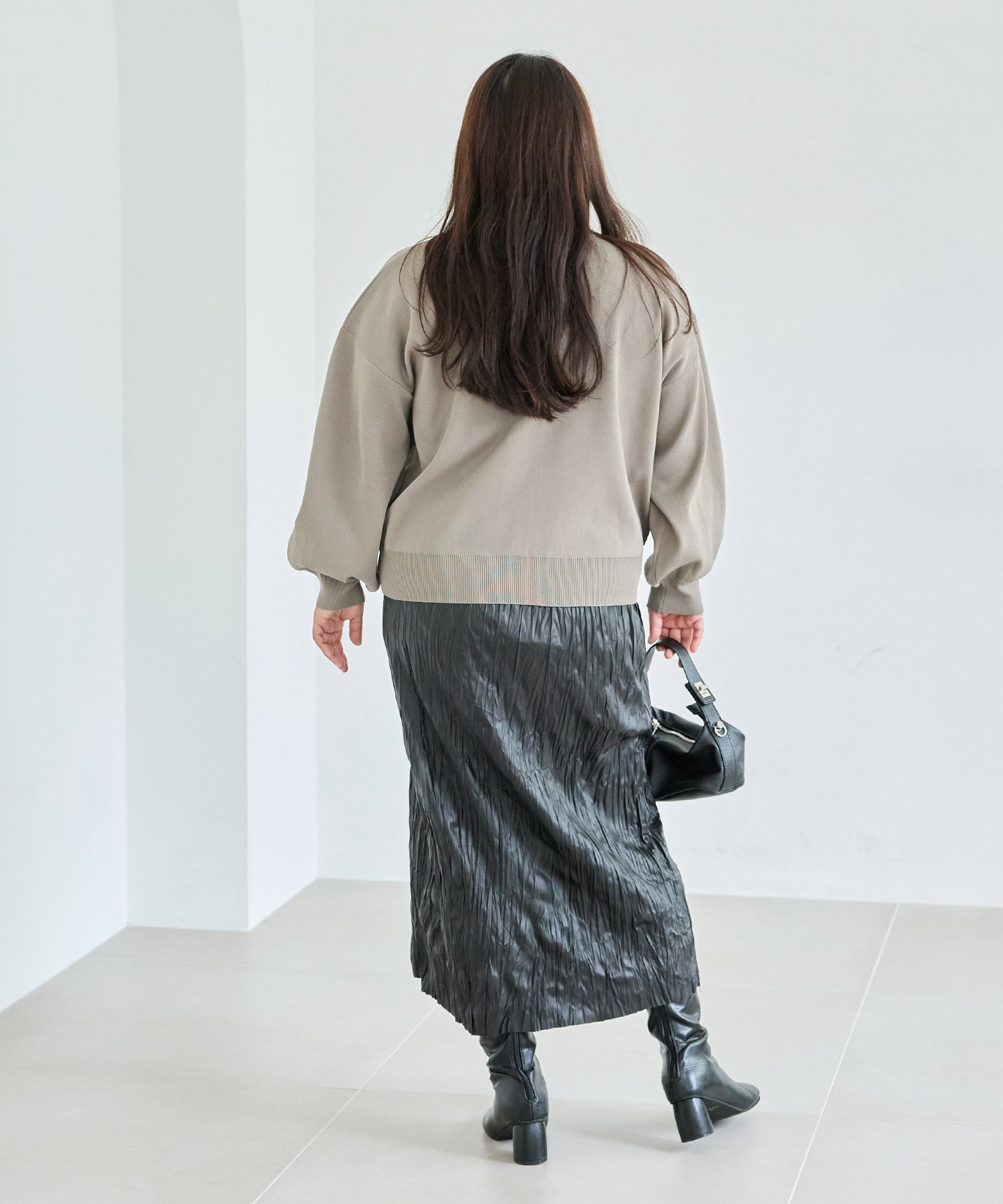 ブラック　model:161cm 着用サイズ:3L