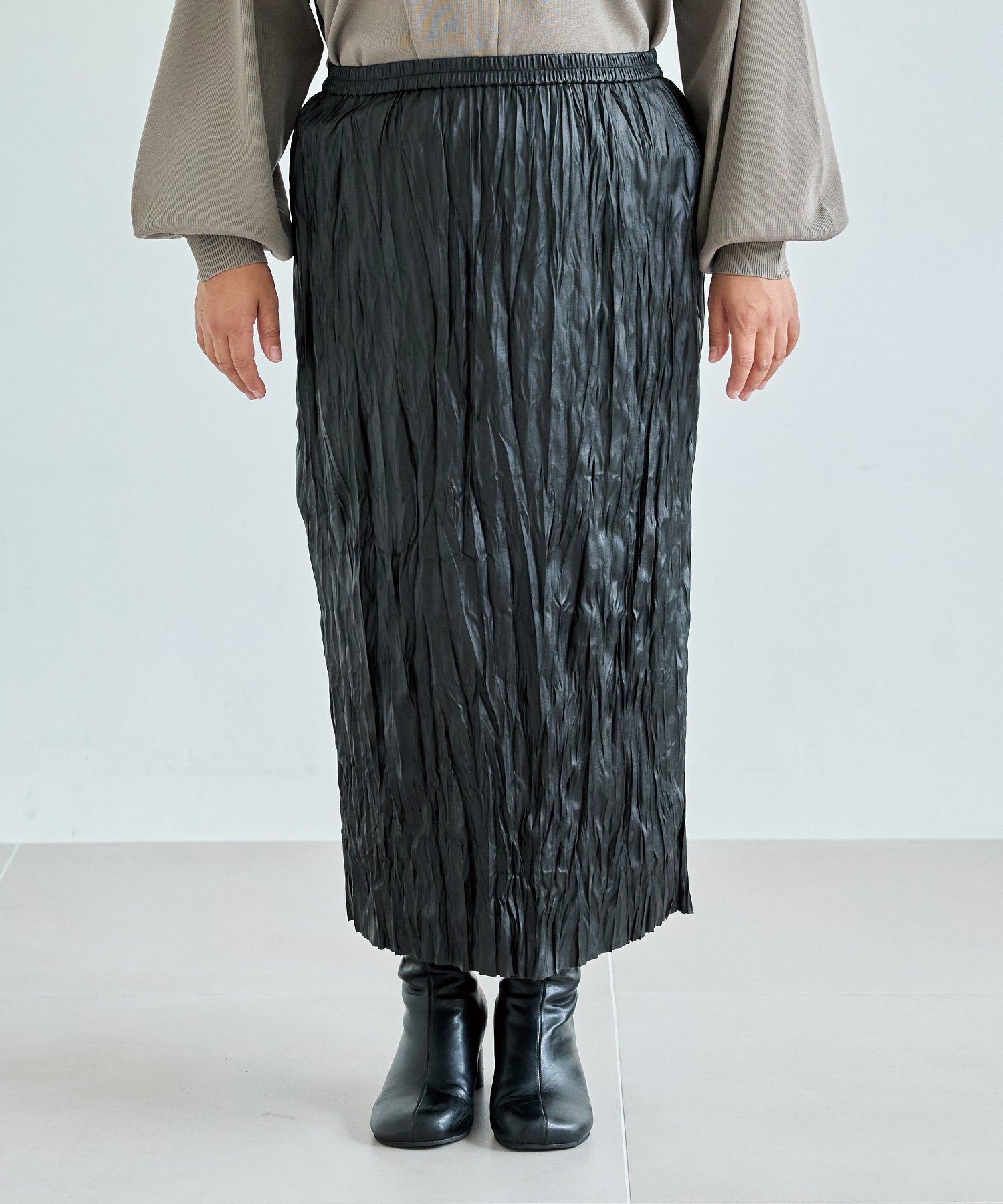 フロント　model:161cm 着用サイズ:3L