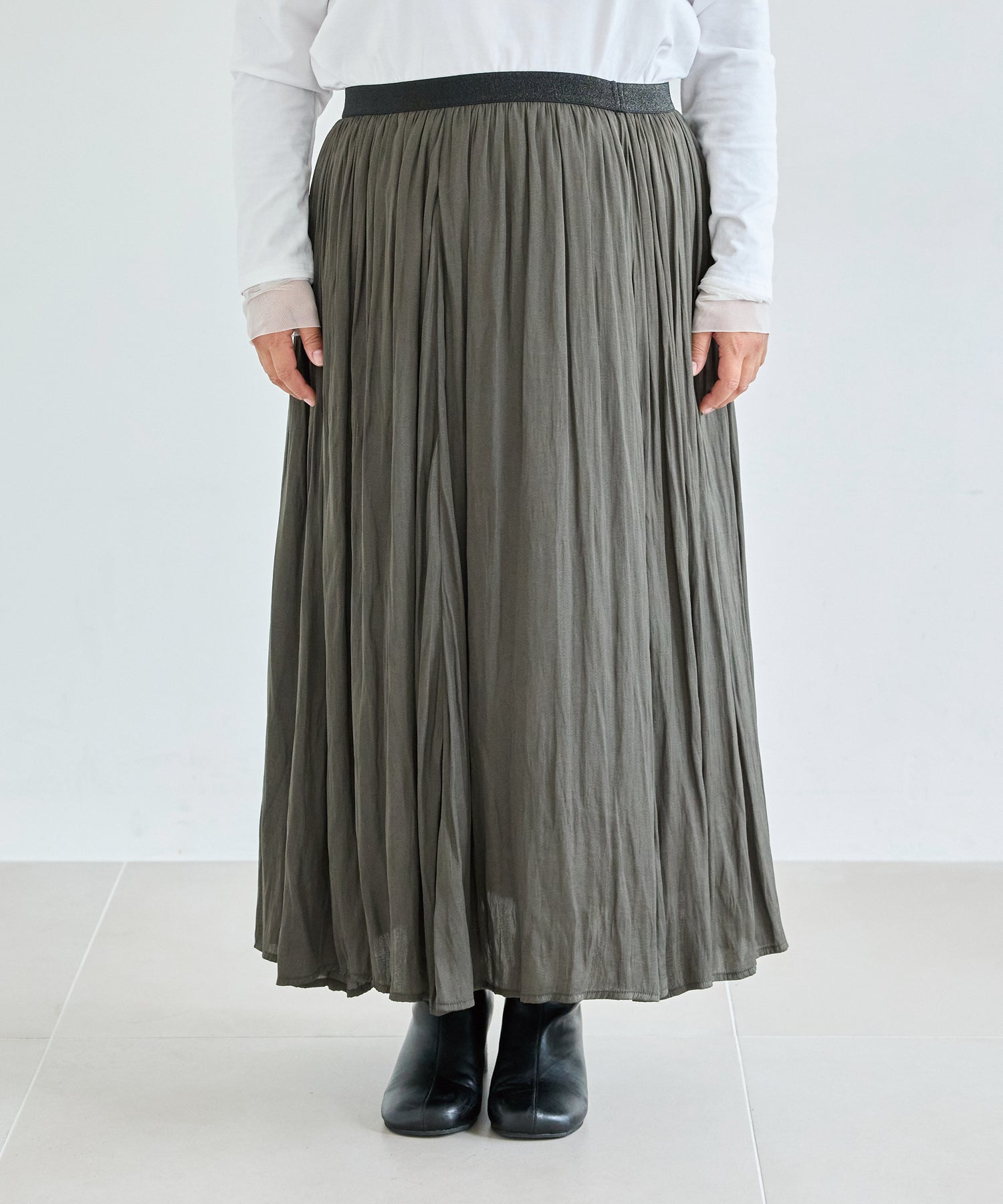 フロント　model:161cm 着用サイズ:3L