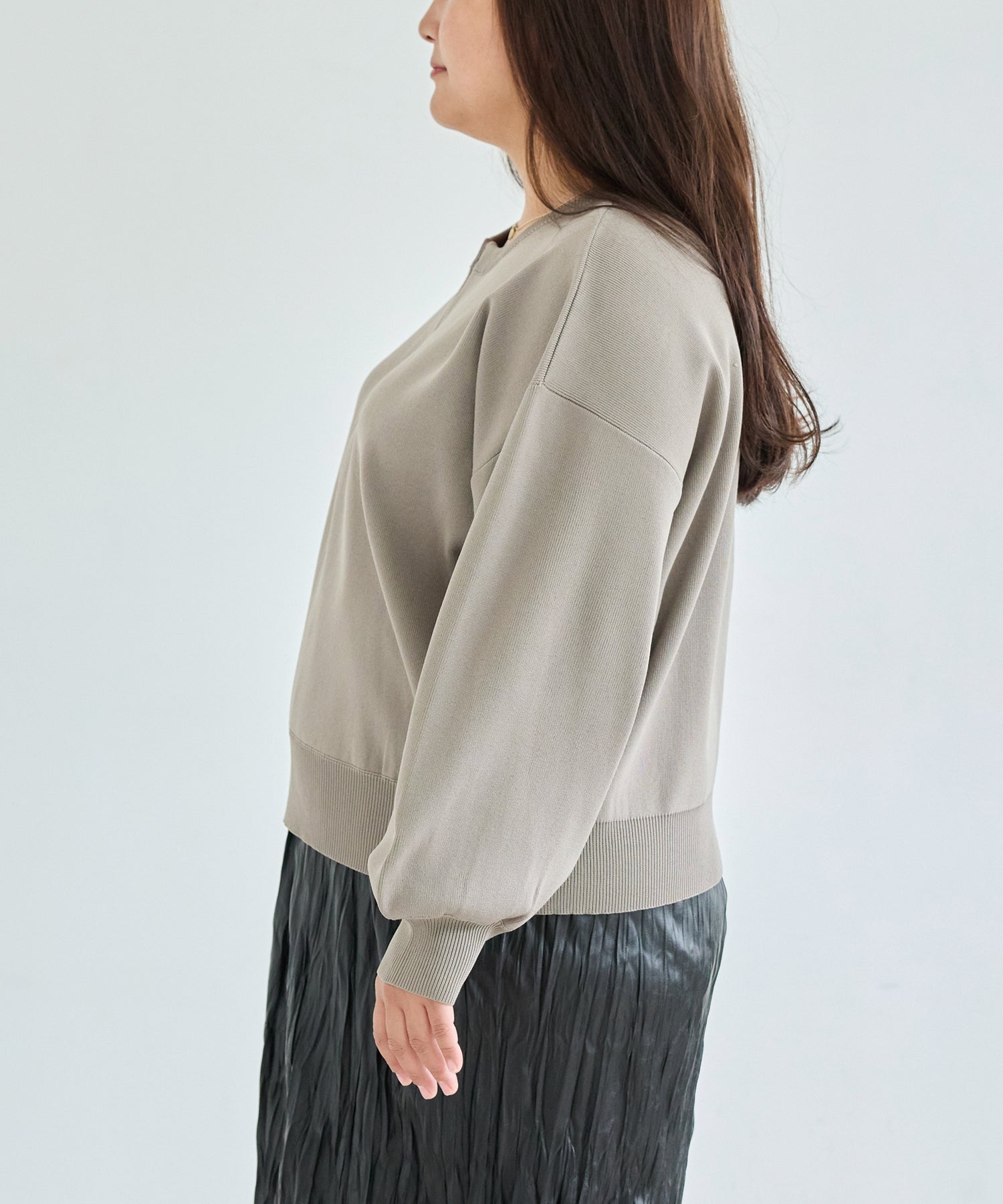 サイド　model:161cm 着用サイズ:3L