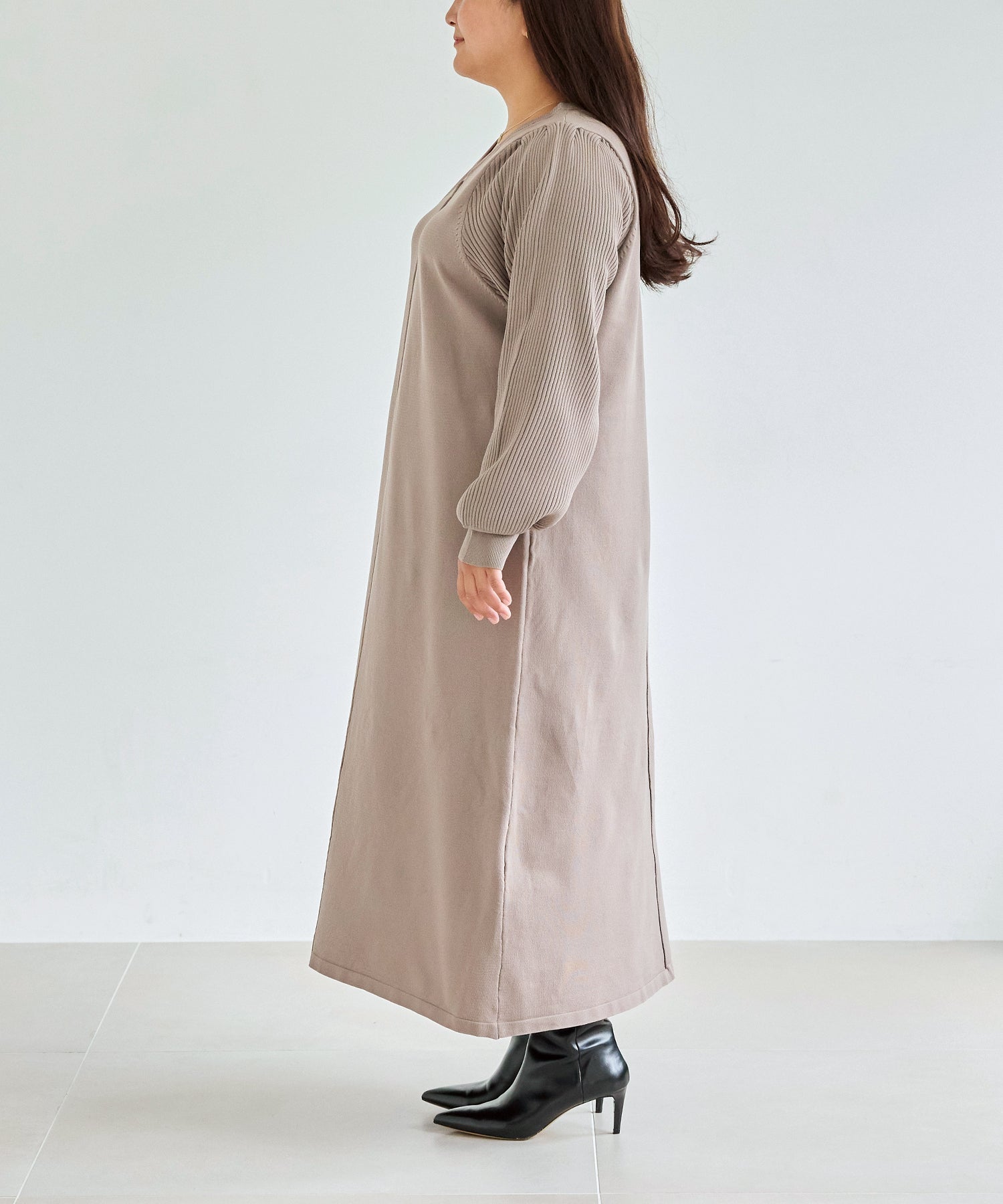 サイド　model:161cm 着用サイズ:3L