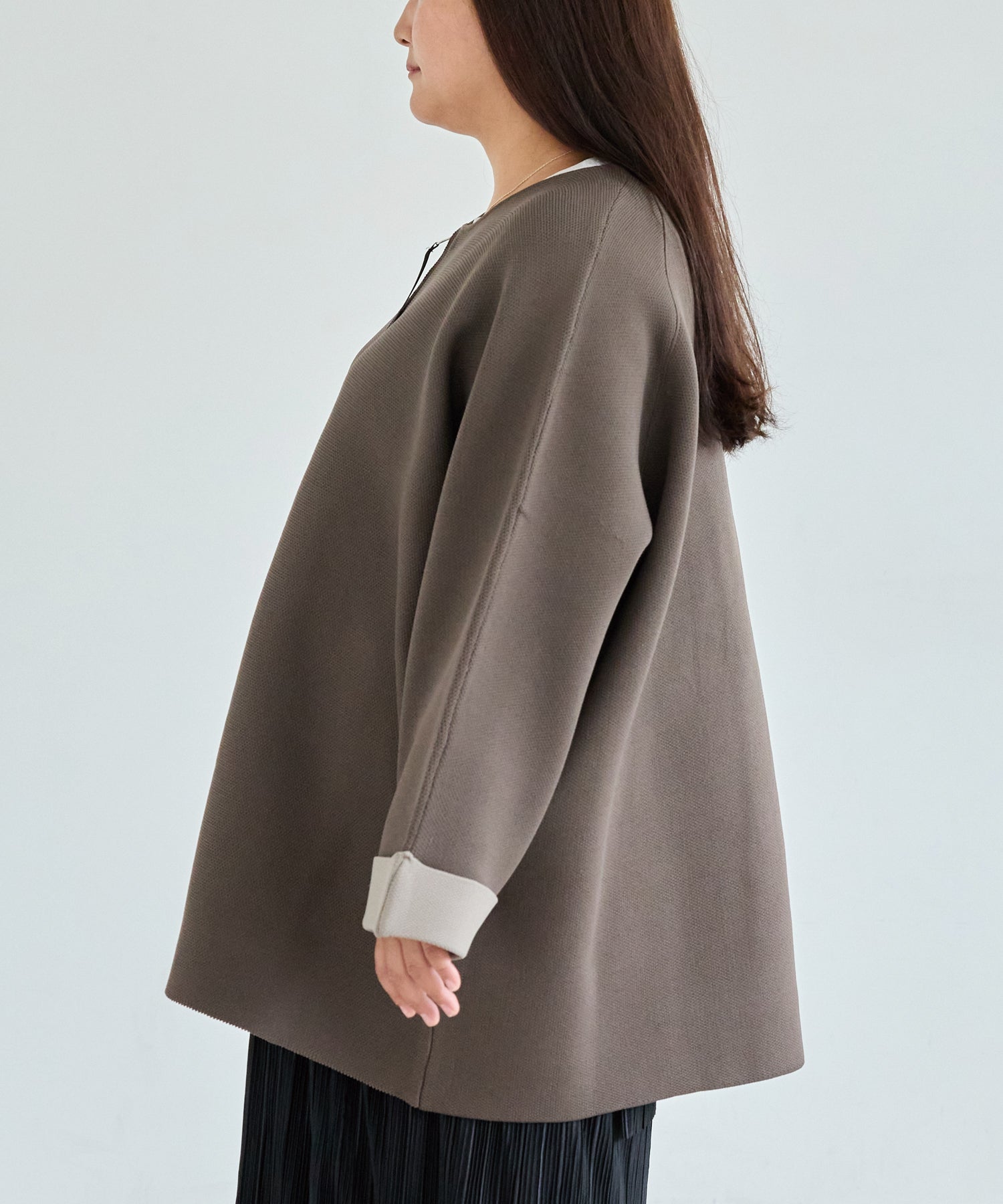 サイド　model:161cm 着用サイズ:3L
