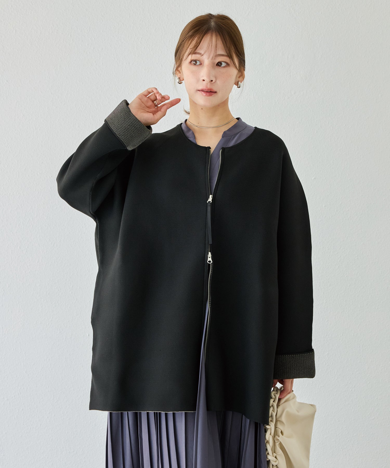 ブラック　model:156cm 着用サイズ:F