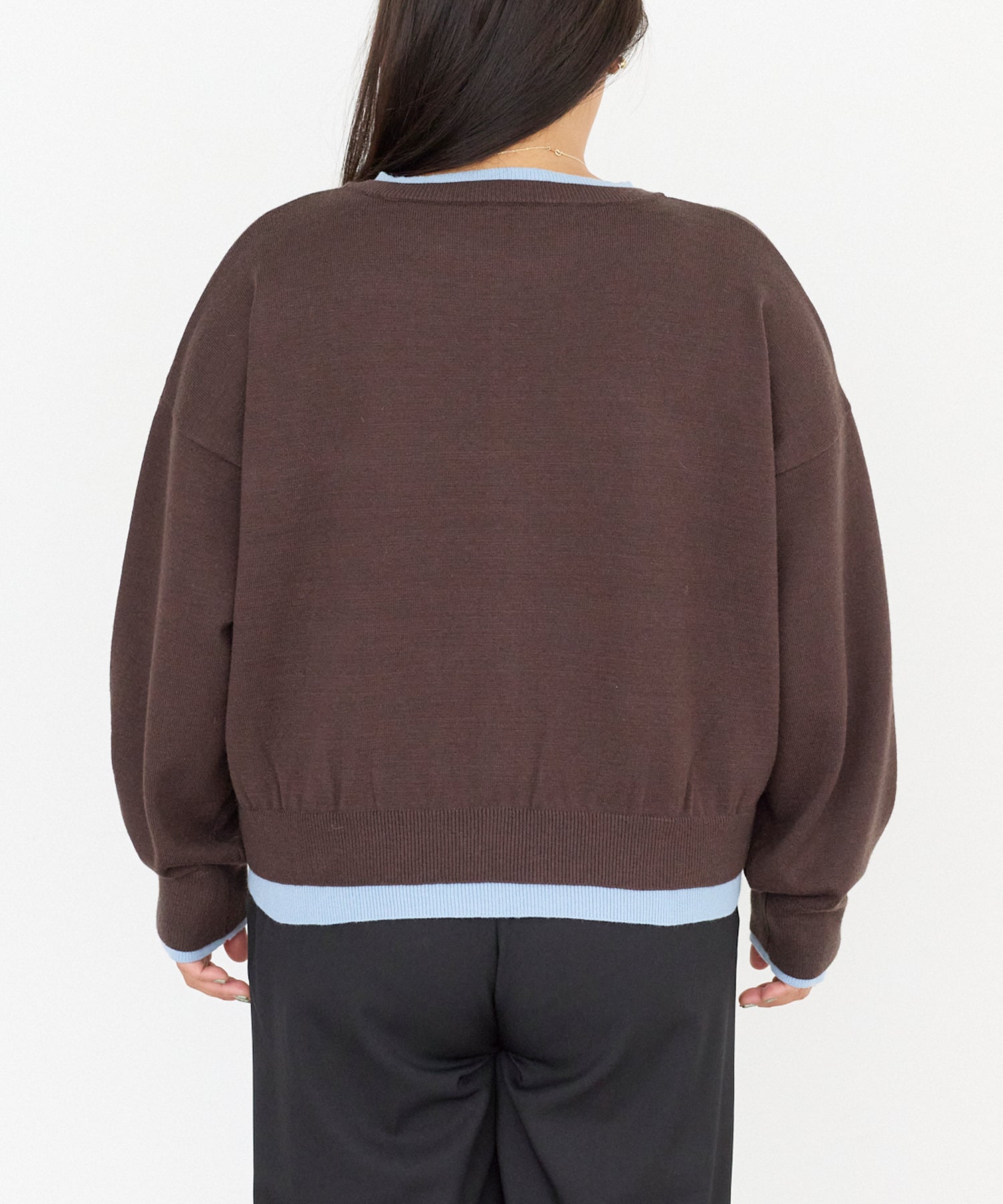 レイヤード風カーデライクトップス