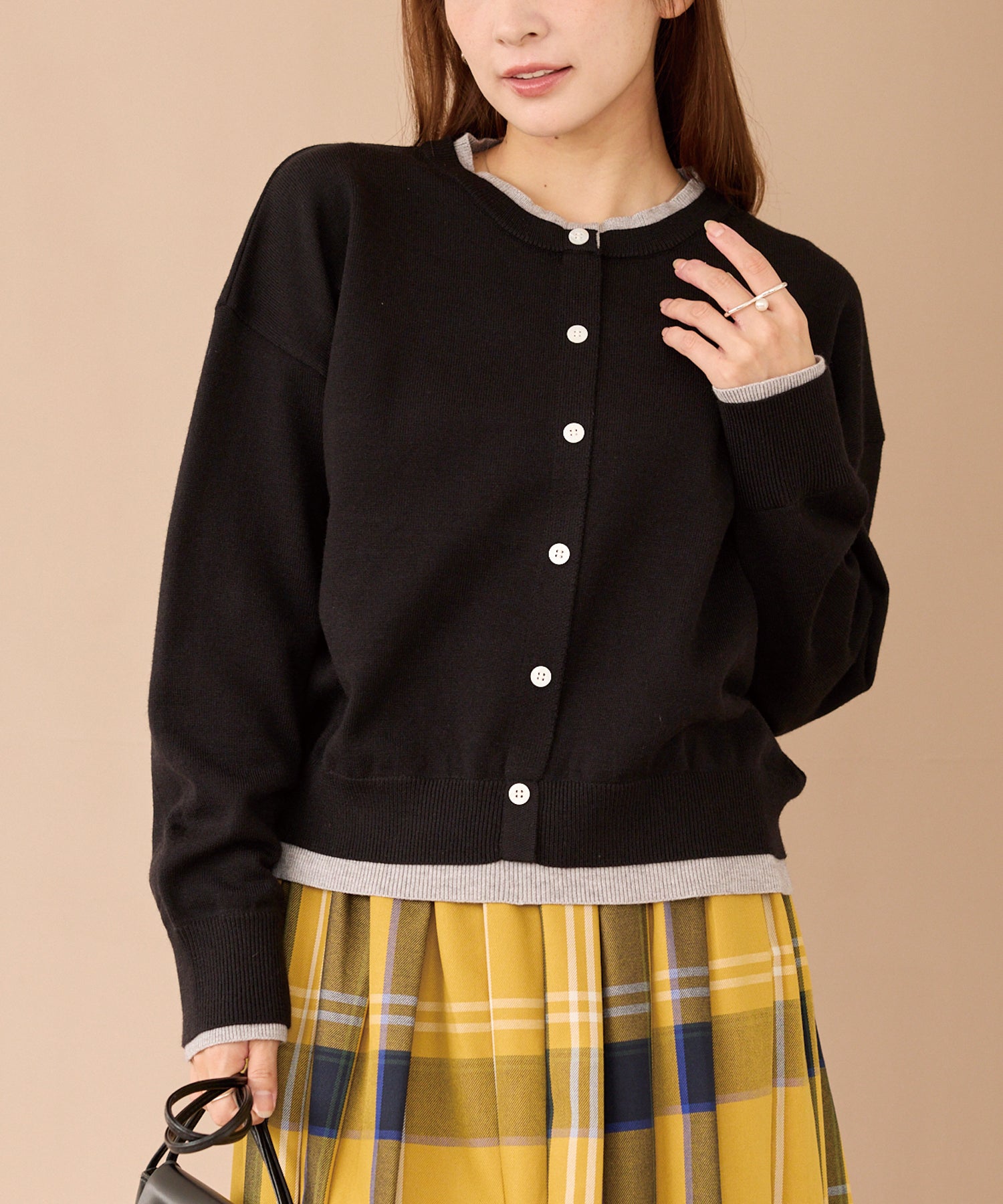 ブラック　model:156cm 着用サイズ:F