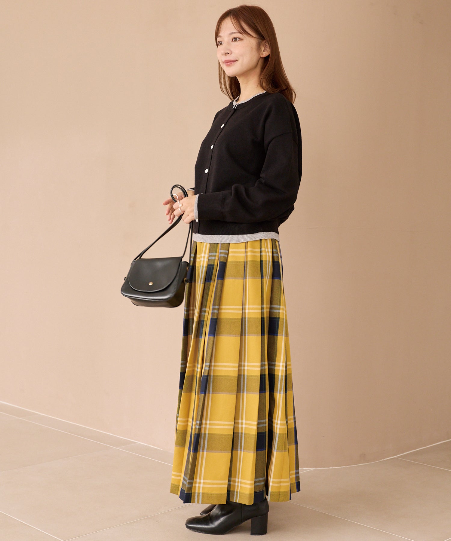 レイヤード風カーデライクトップス