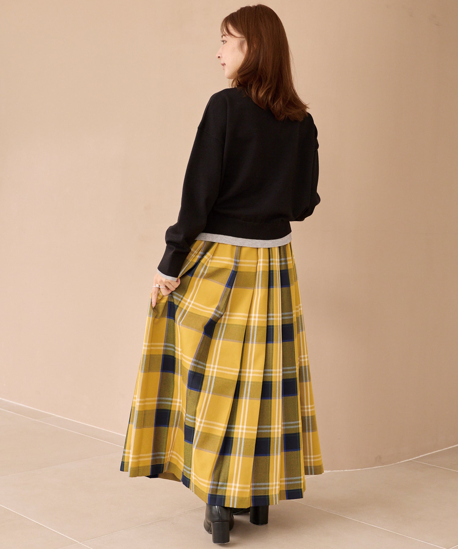 レイヤード風カーデライクトップス