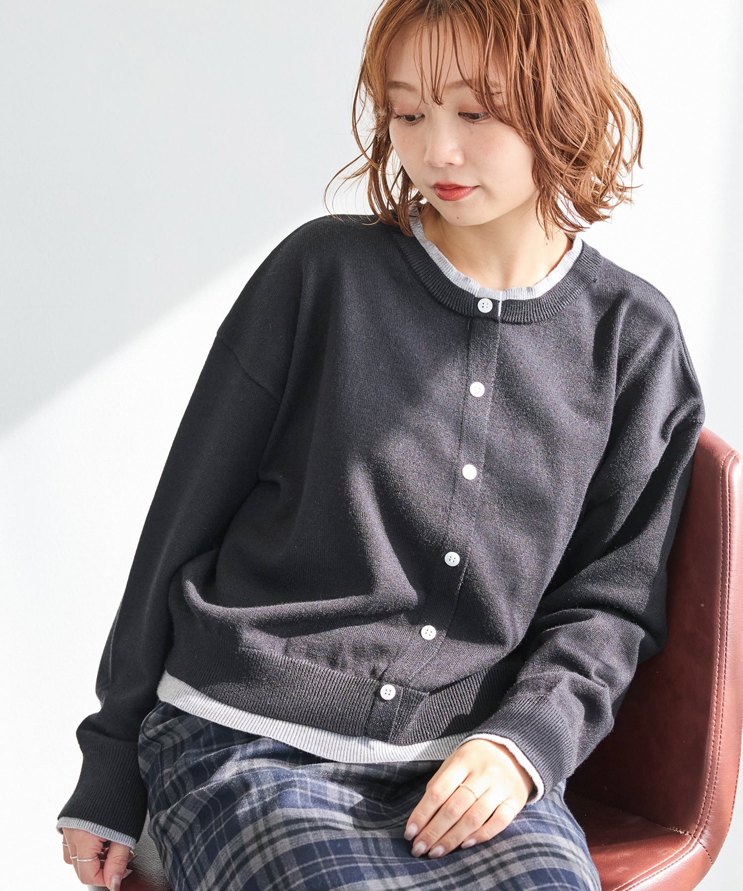 ブラック　model:156cm 着用サイズ:F