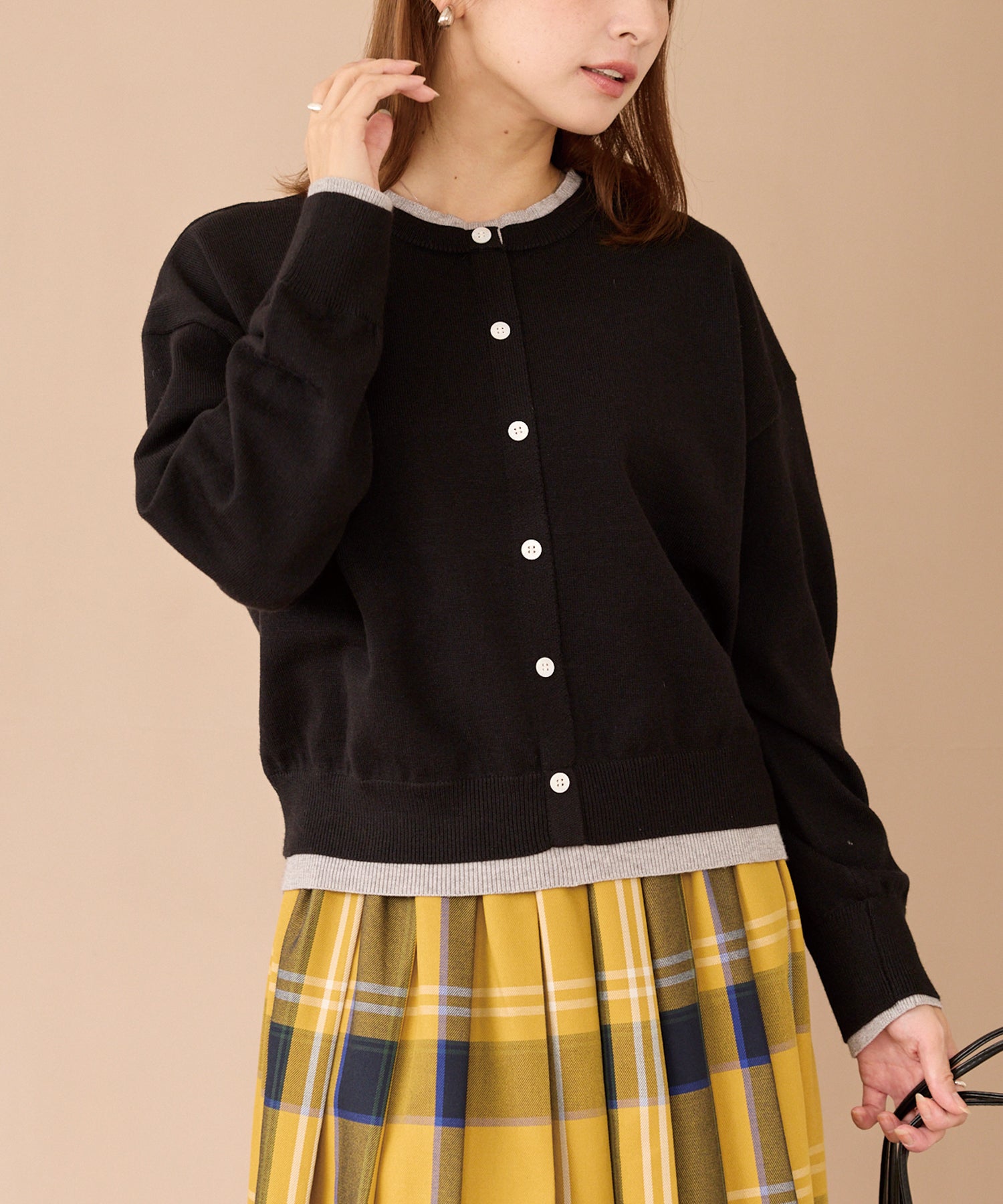 ブラック　model:156cm 着用サイズ:F