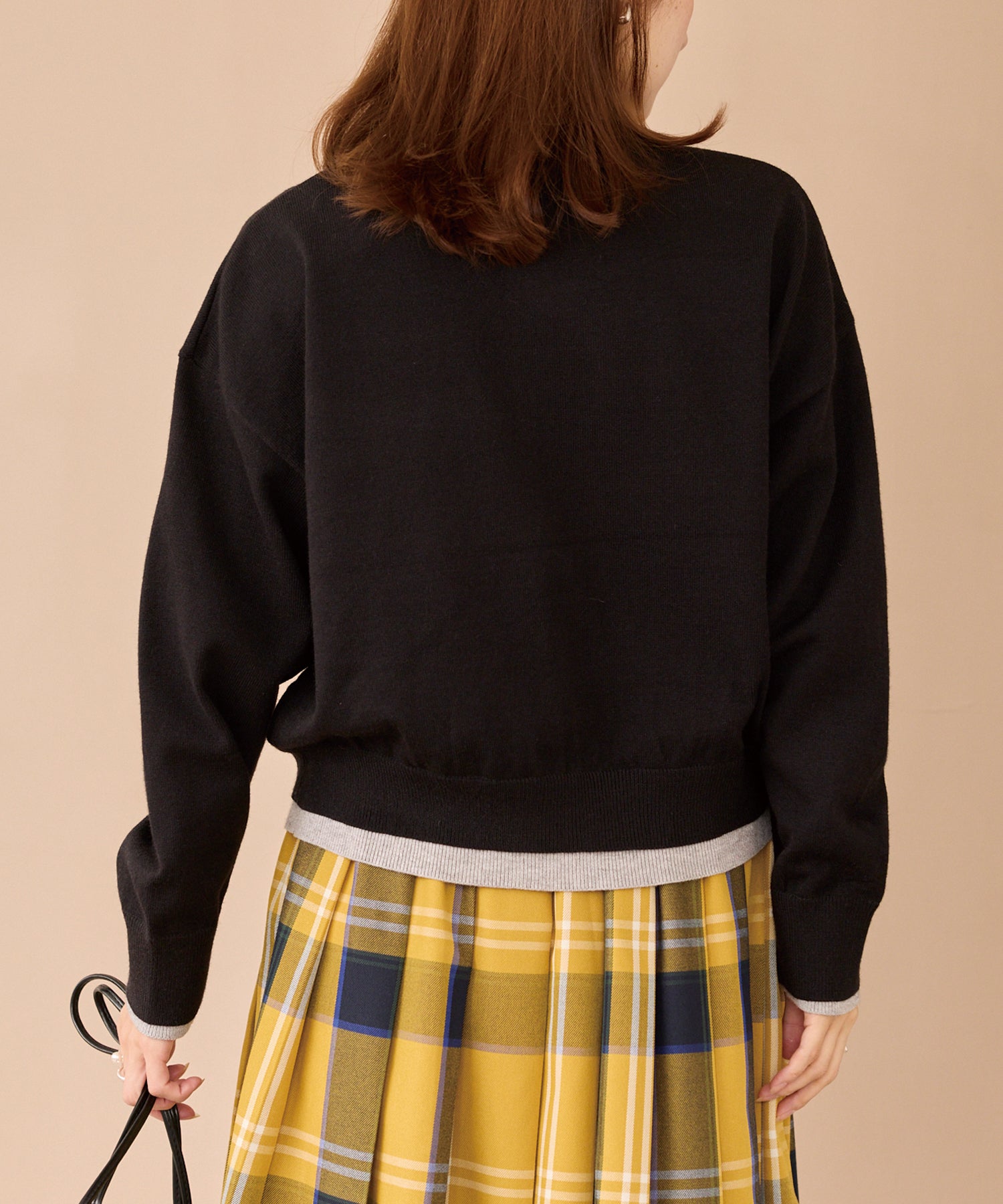 レイヤード風カーデライクトップス