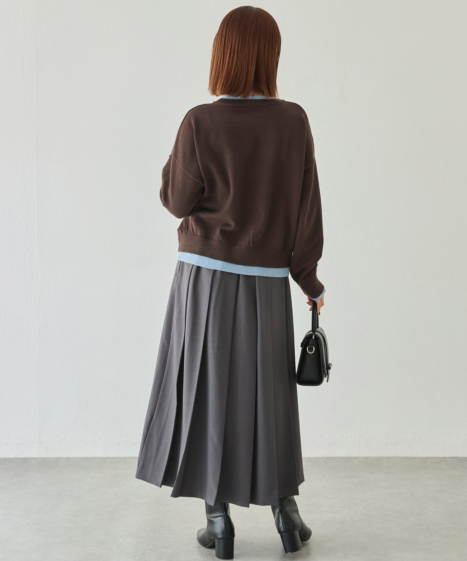 レイヤード風カーデライクトップス