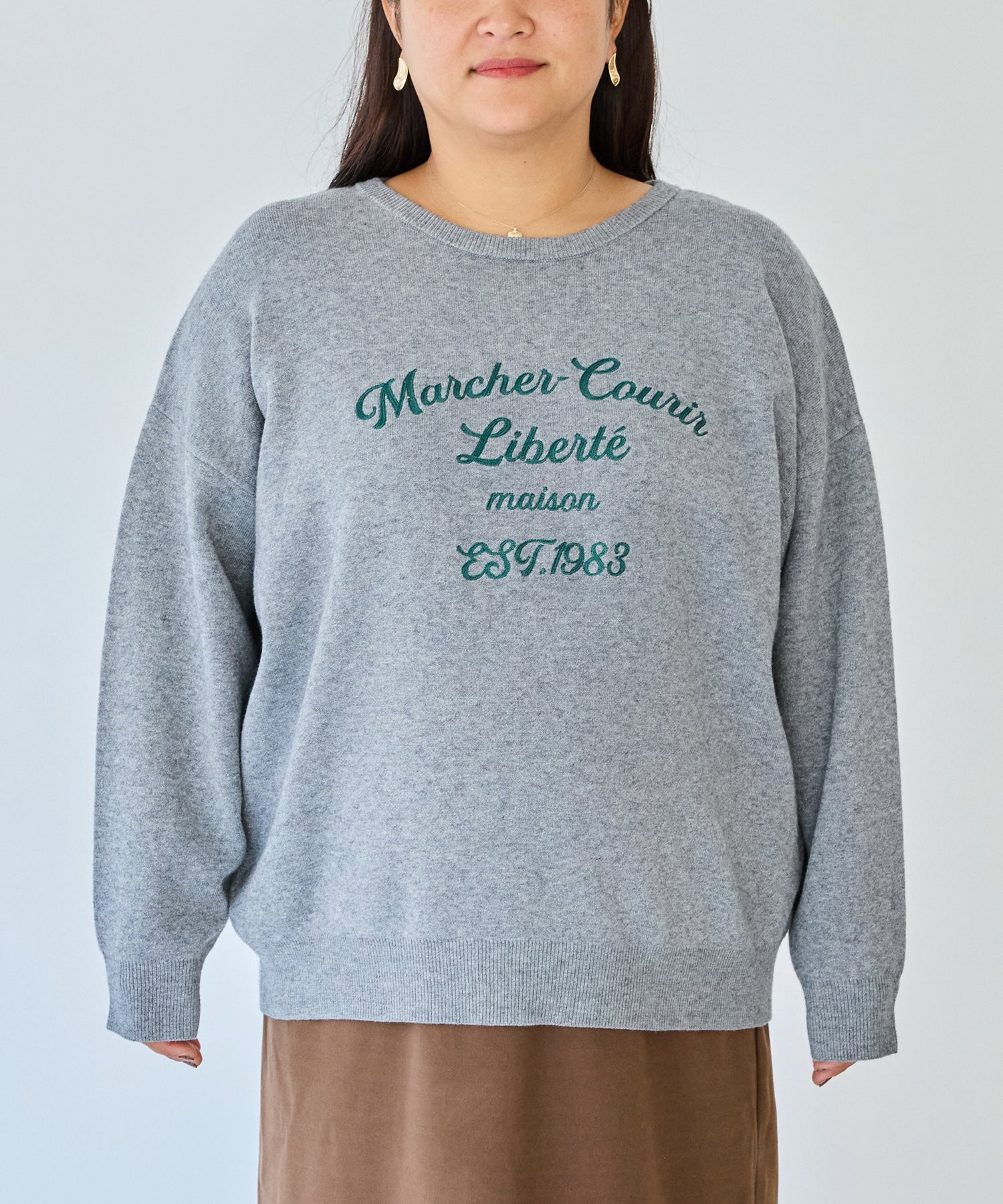 フロント　model:161cm 着用サイズ:3L