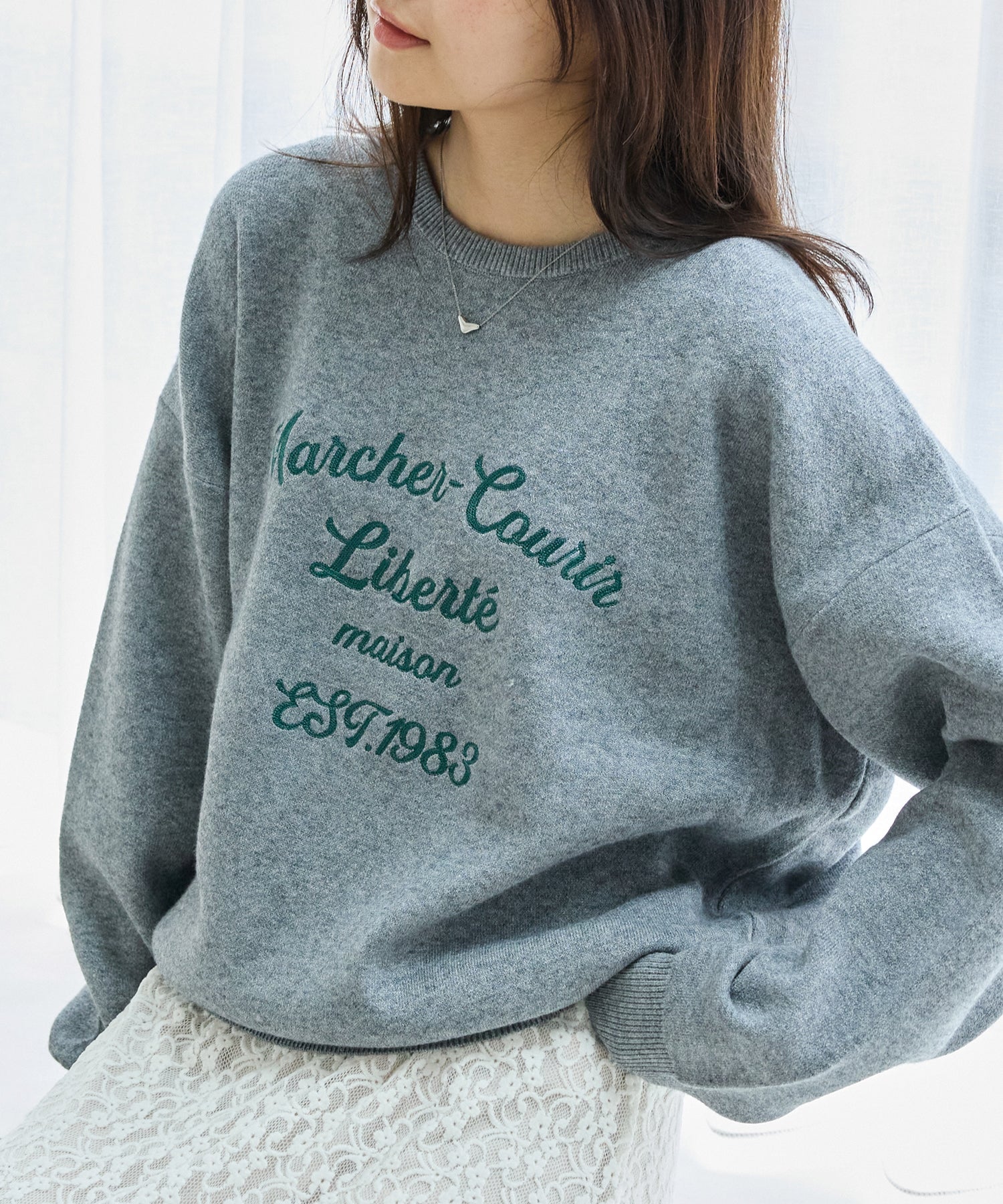 グレー　model:160cm 着用サイズ:Ｆ