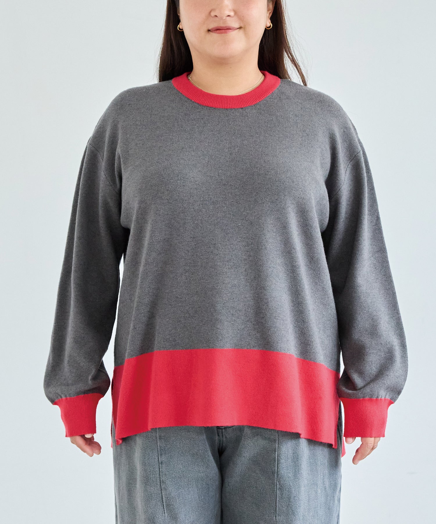 フロント　model:161cm 着用サイズ:3L