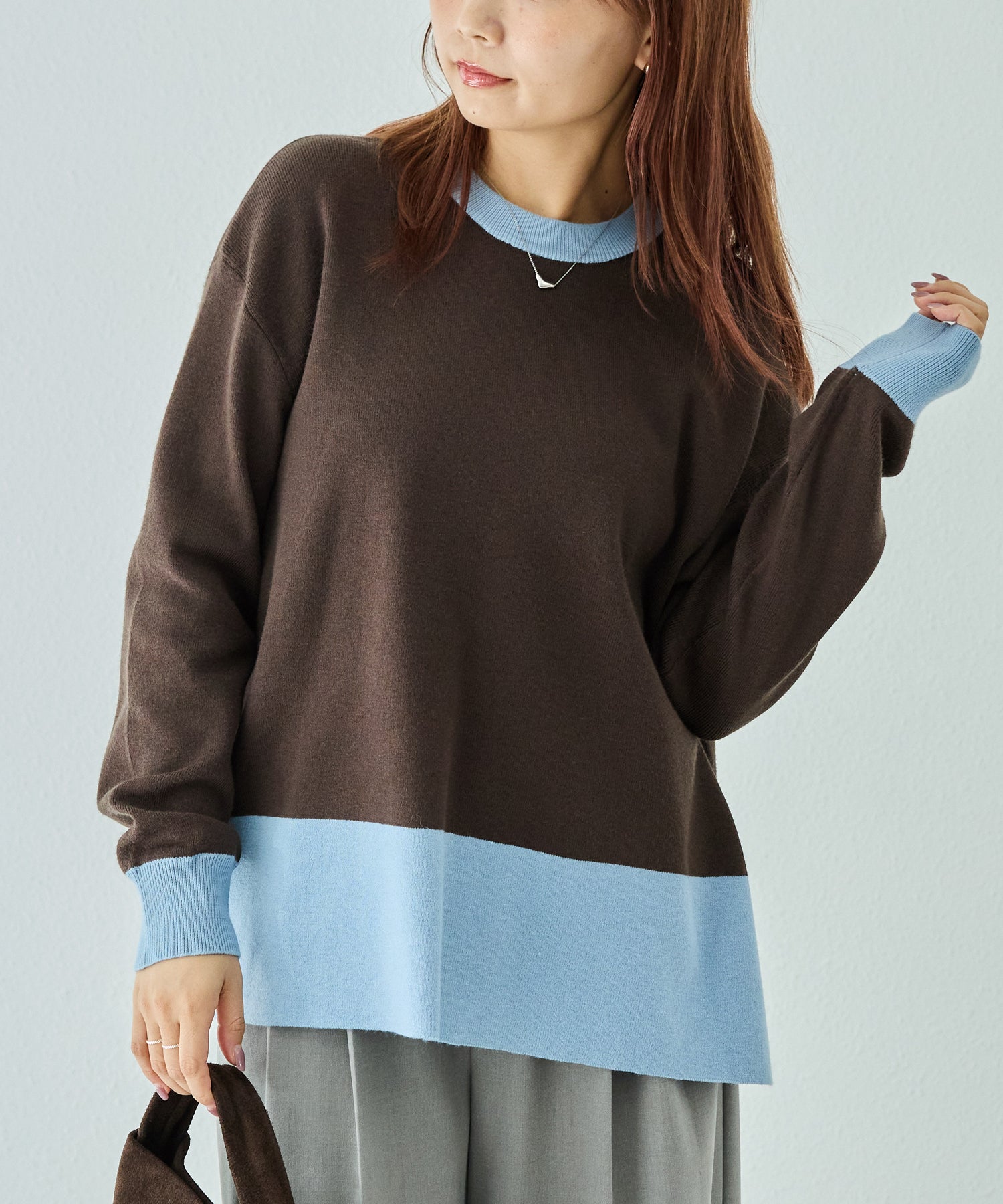 ブラウン　model:156cm 着用サイズ:F