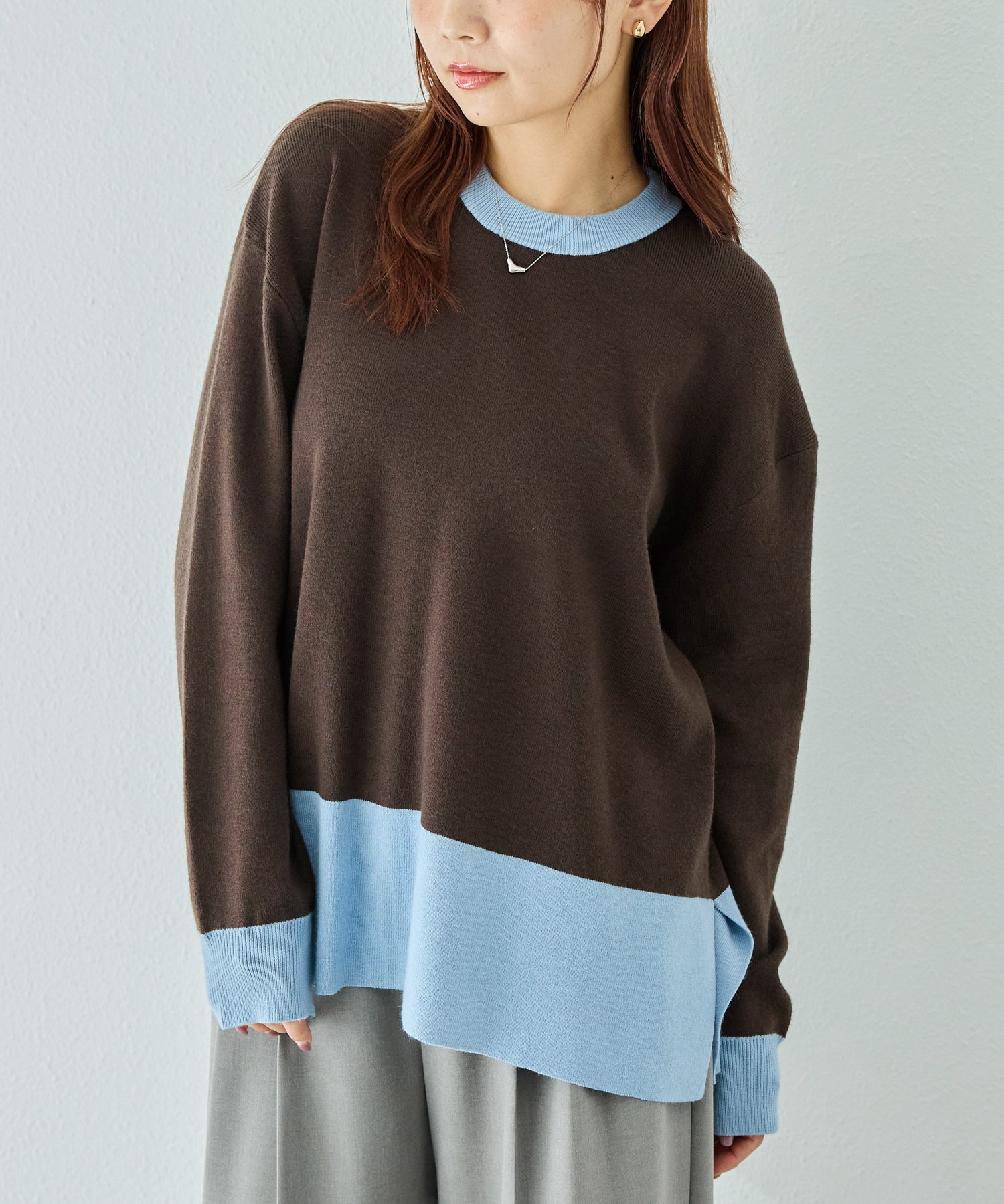 ブラウン　model:156cm 着用サイズ:F