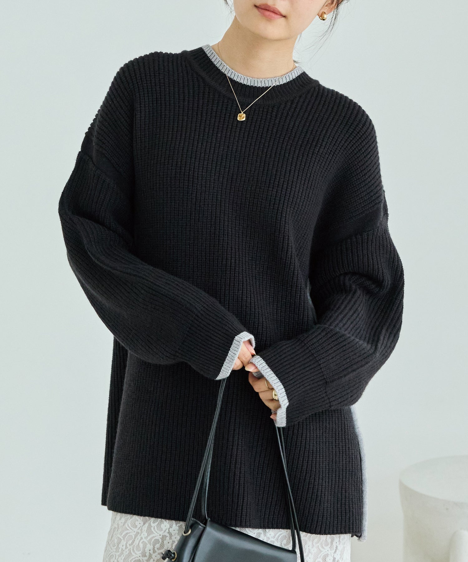 ブラック　model:160cm 着用サイズ:F