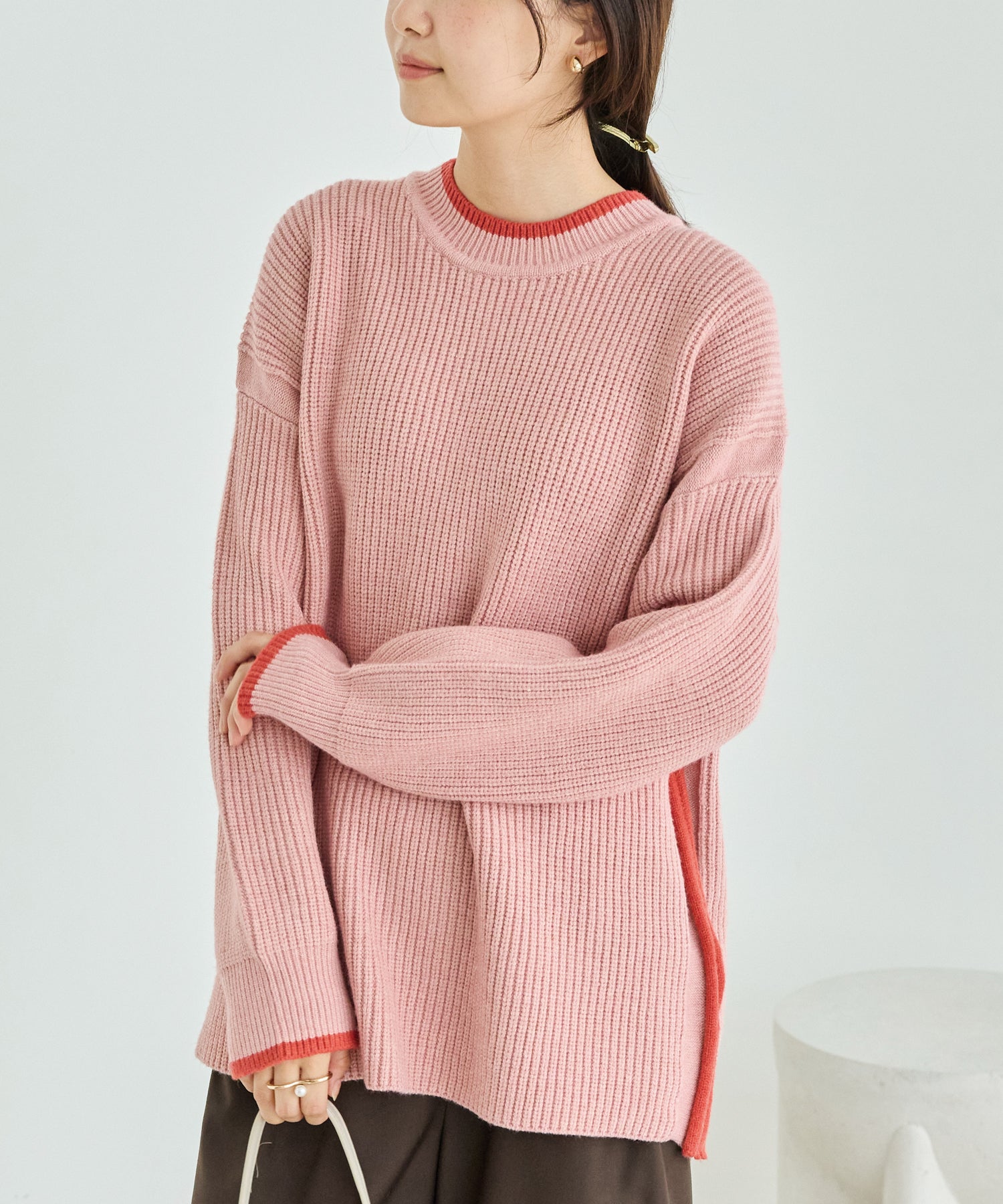 ピンク　model:160cm 着用サイズ:F