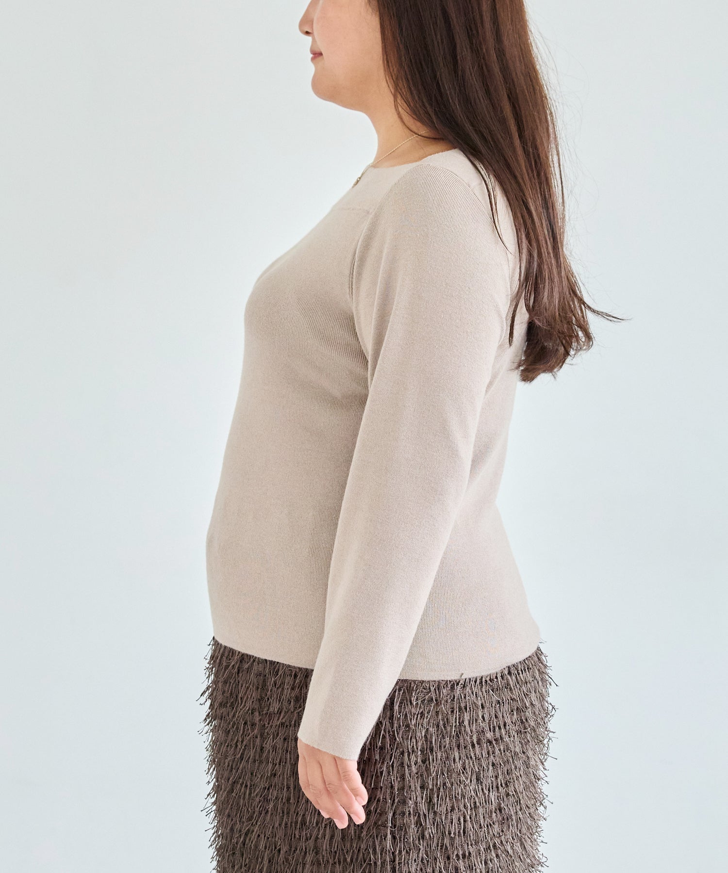 サイド　model:161cm 着用サイズ:3L