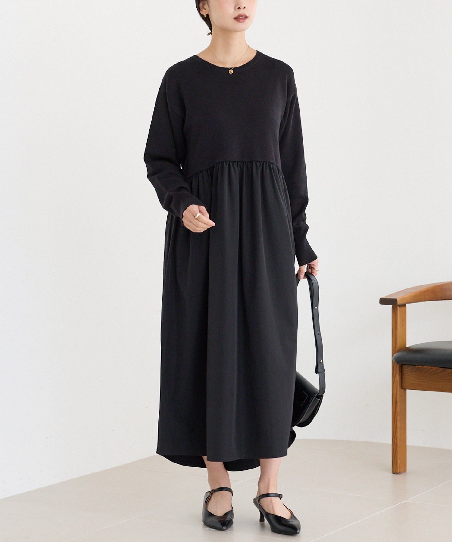 ブラック　model:160cm 着用サイズ:F