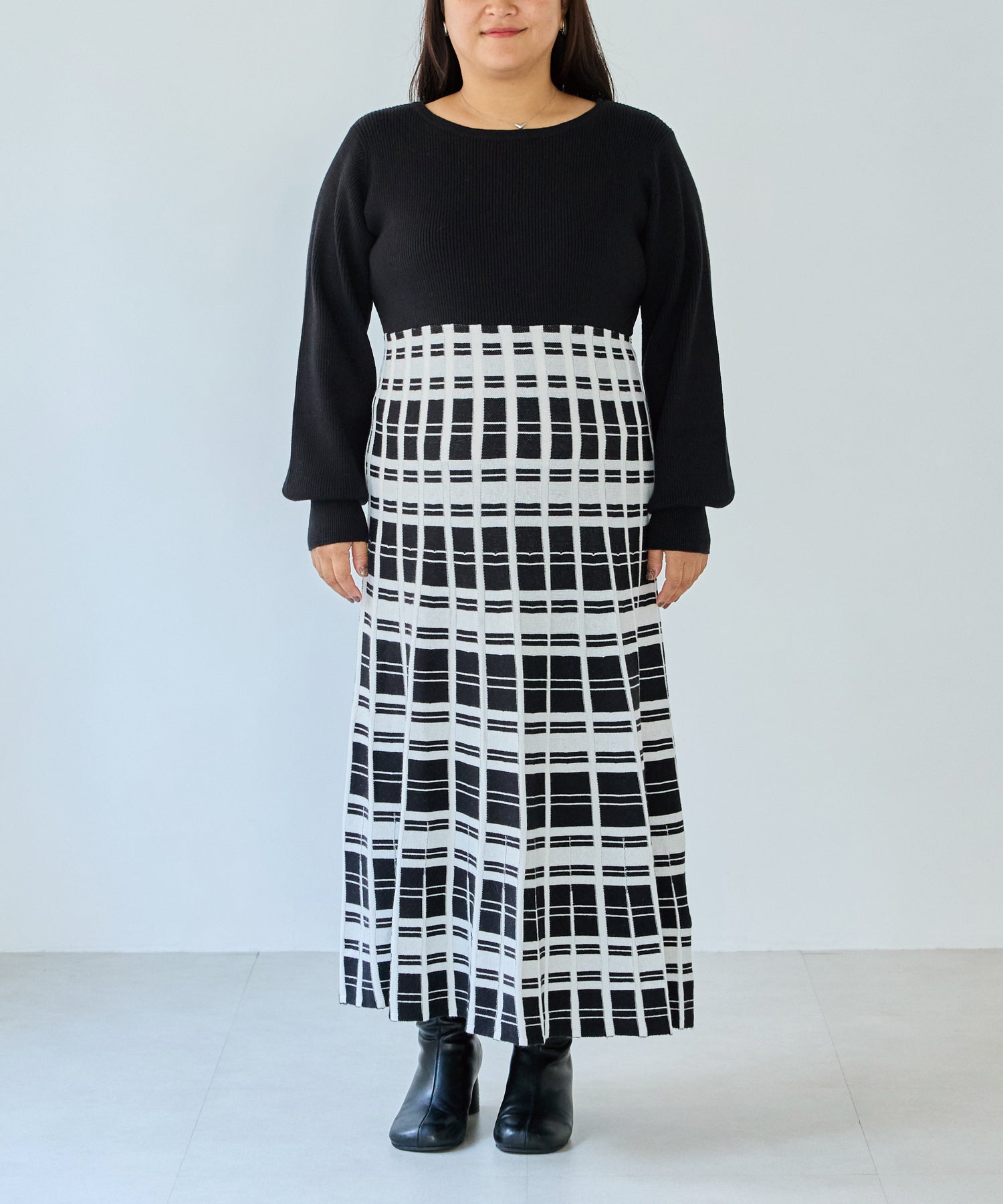 フロント　model:161cm 着用サイズ:3L