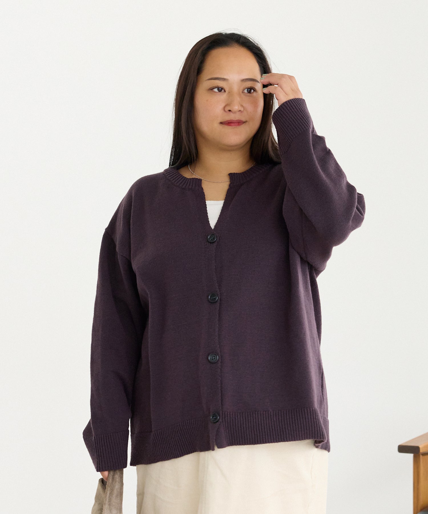 ブラウン　model:161cm 着用サイズ:3L