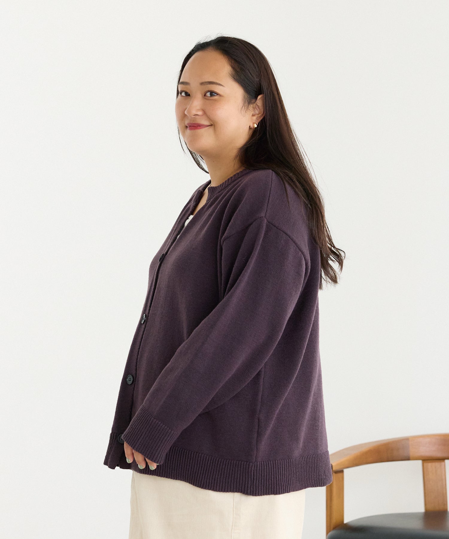 ブラウン　model:161cm 着用サイズ:3L