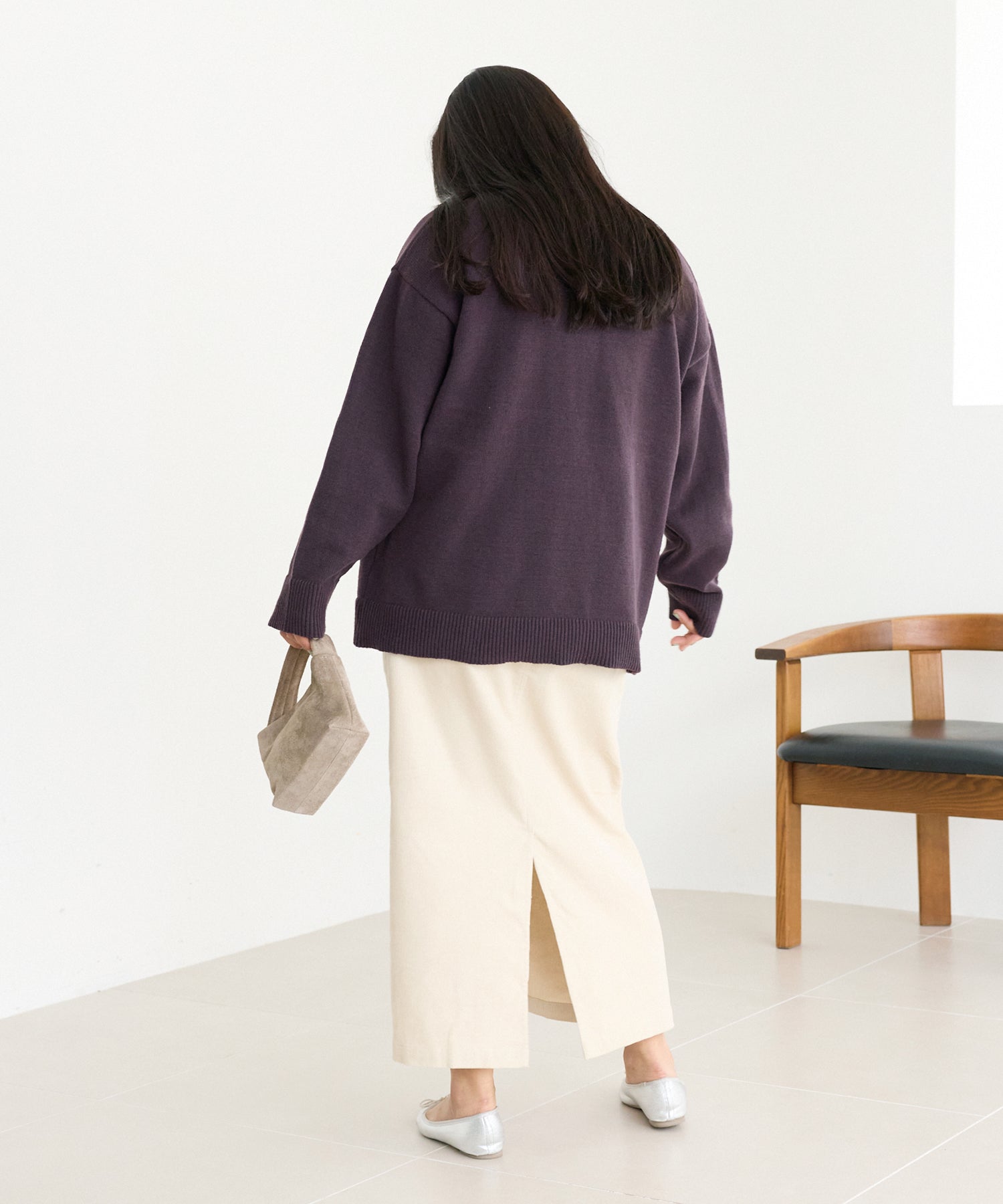 ブラウン　model:161cm 着用サイズ:3L