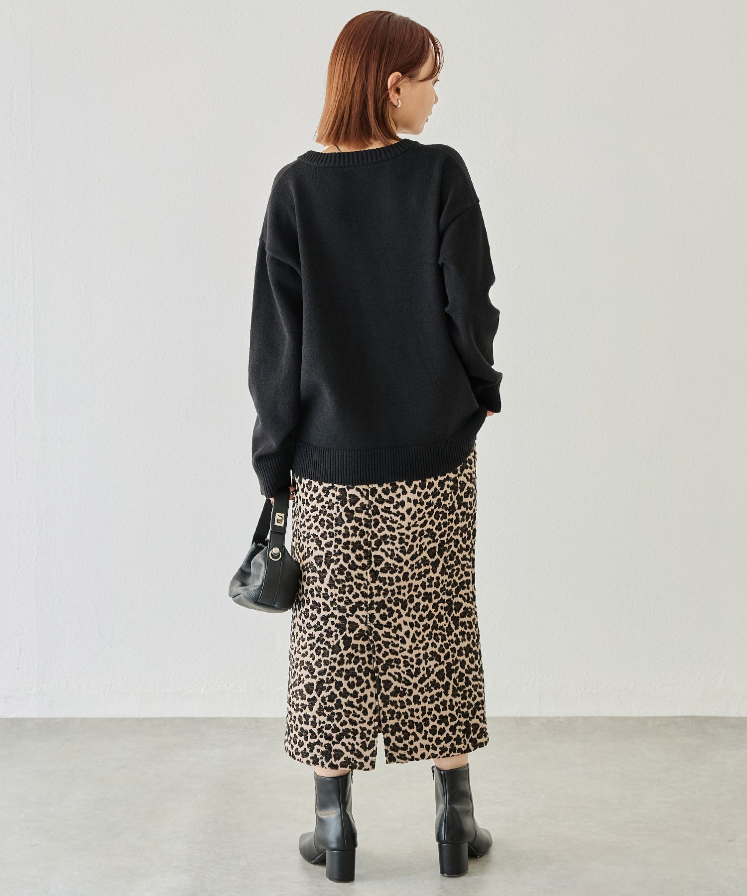 スキッパーニットカーデ