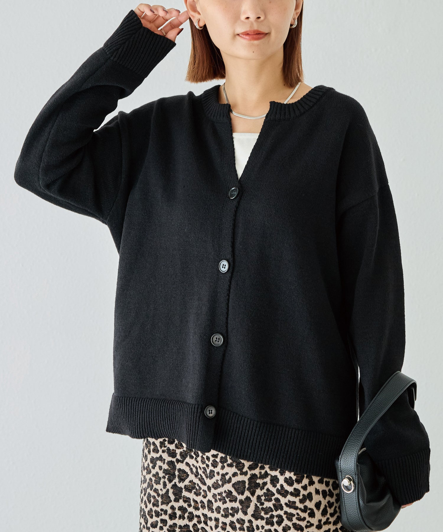 ブラック　model:156cm 着用サイズ:F