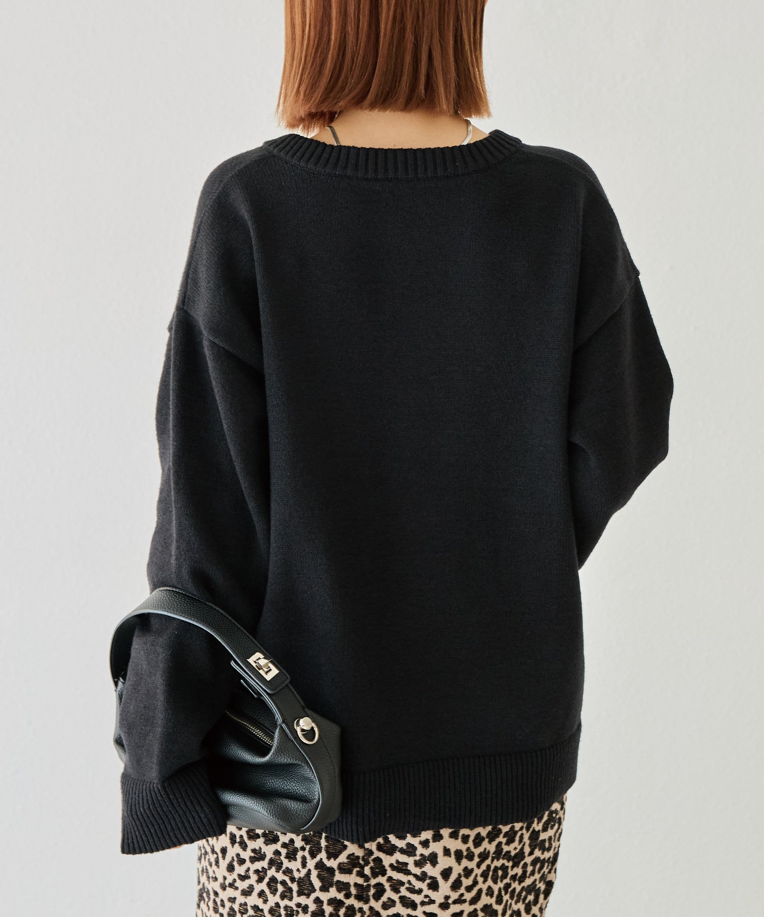 スキッパーニットカーデ