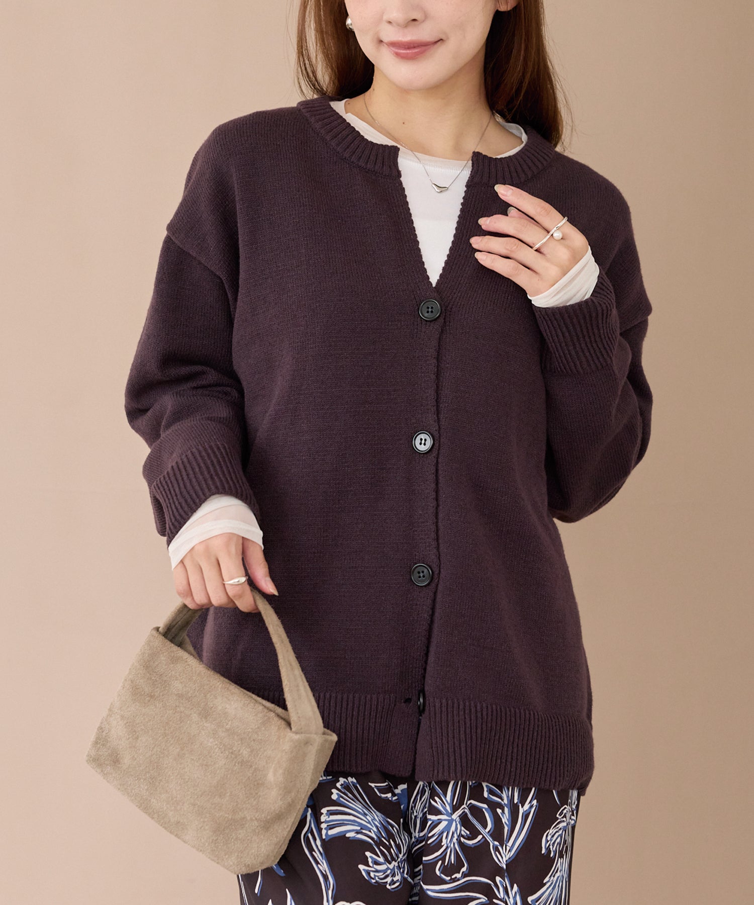 ブラウン　model:156cm 着用サイズ:F