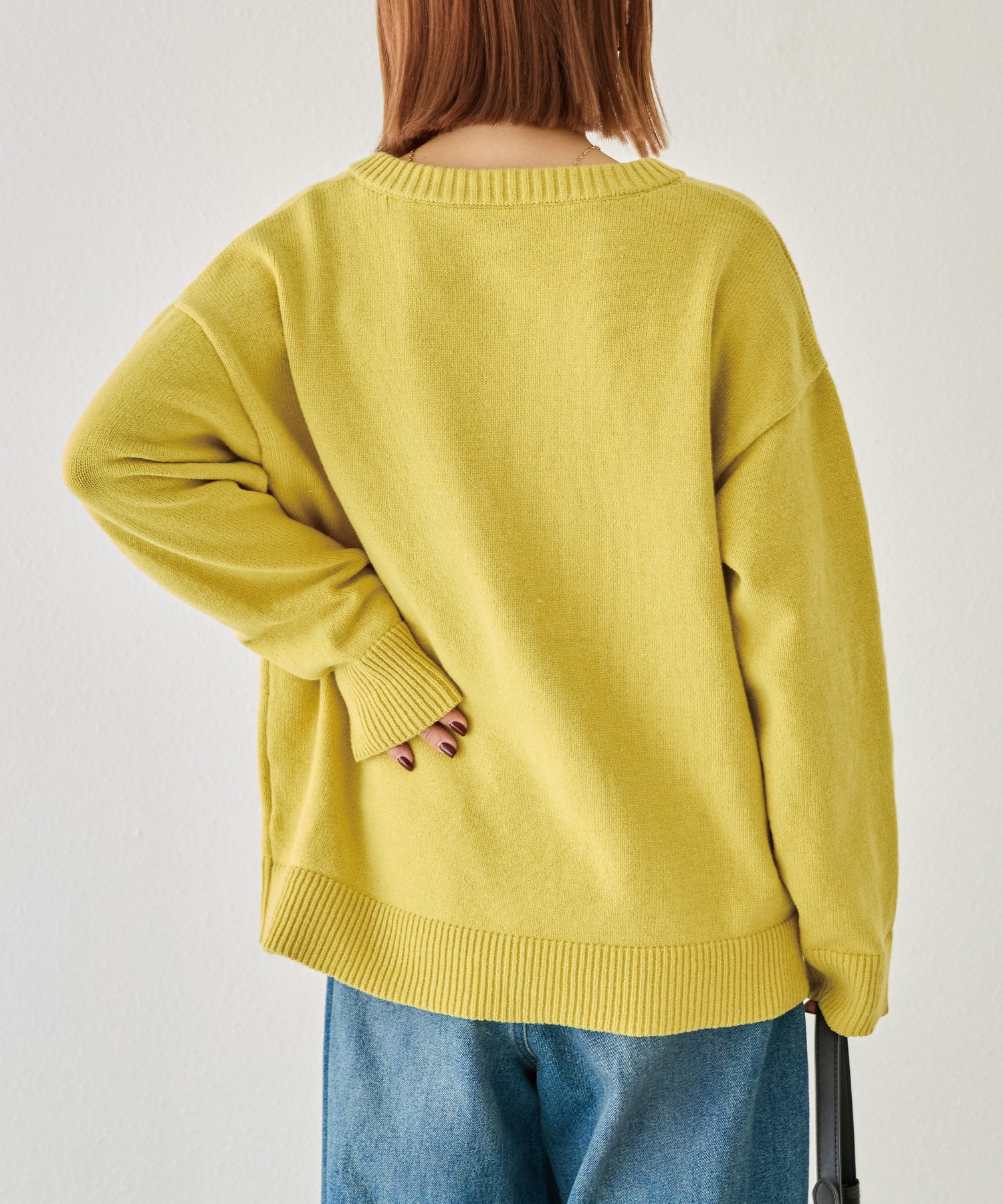 スキッパーニットカーデ