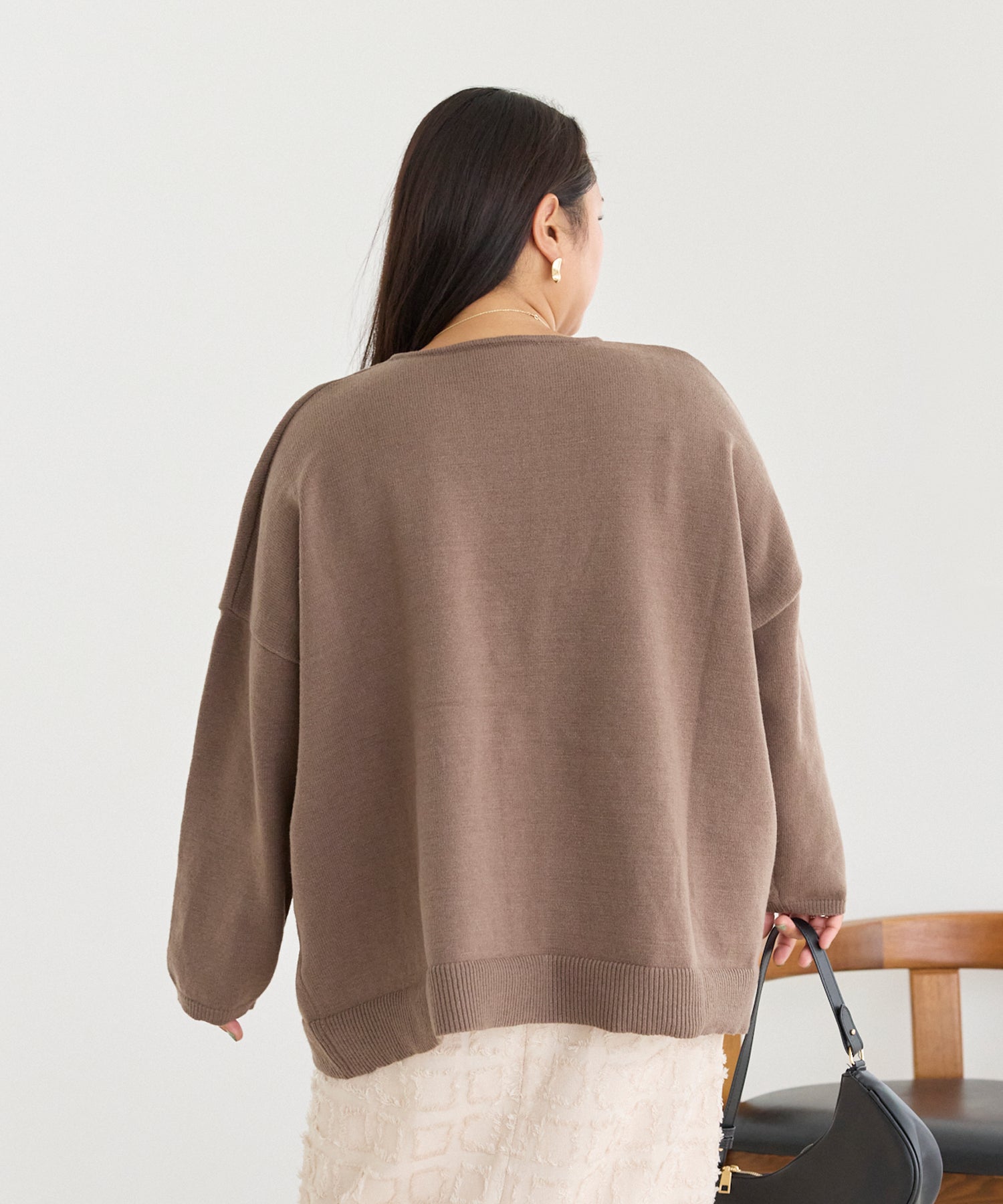 ブラウン　model:161cm 着用サイズ:3L