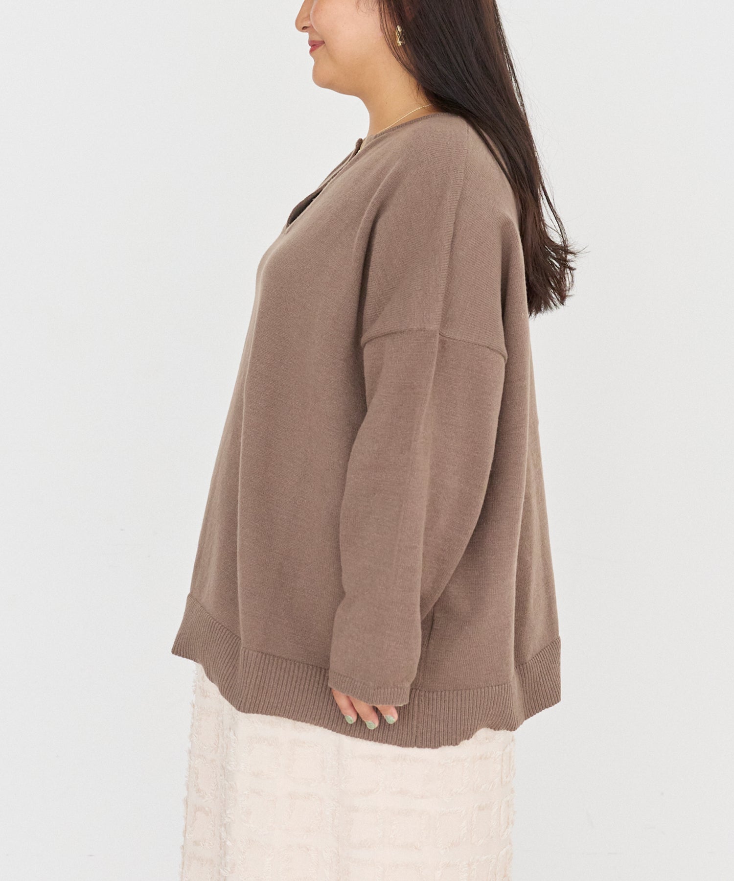 サイド　model:161cm 着用サイズ:3L