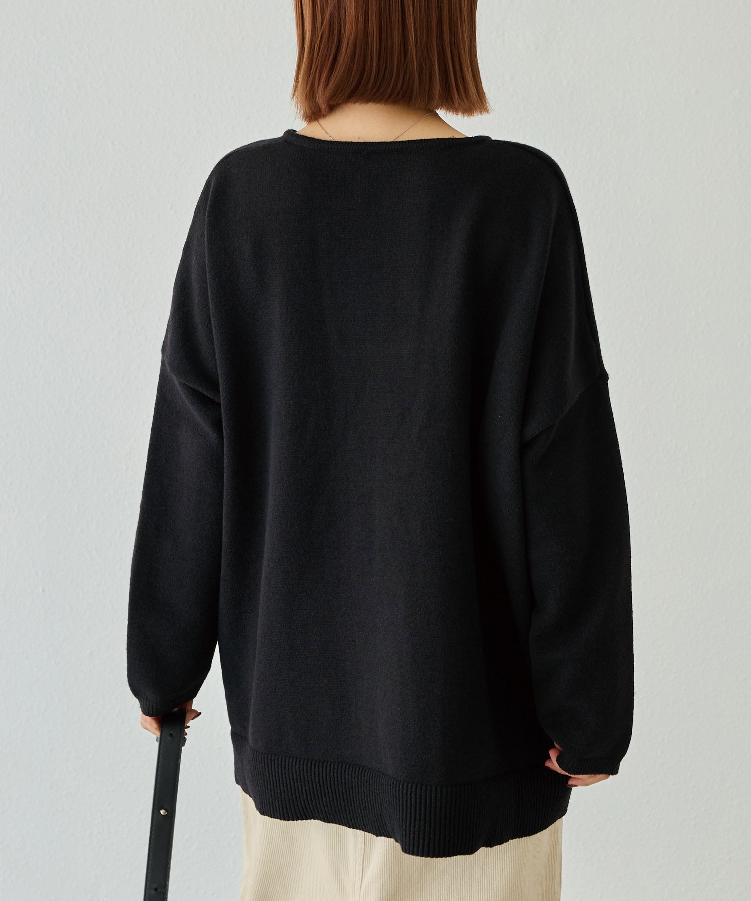 スキッパーニットプルオーバー