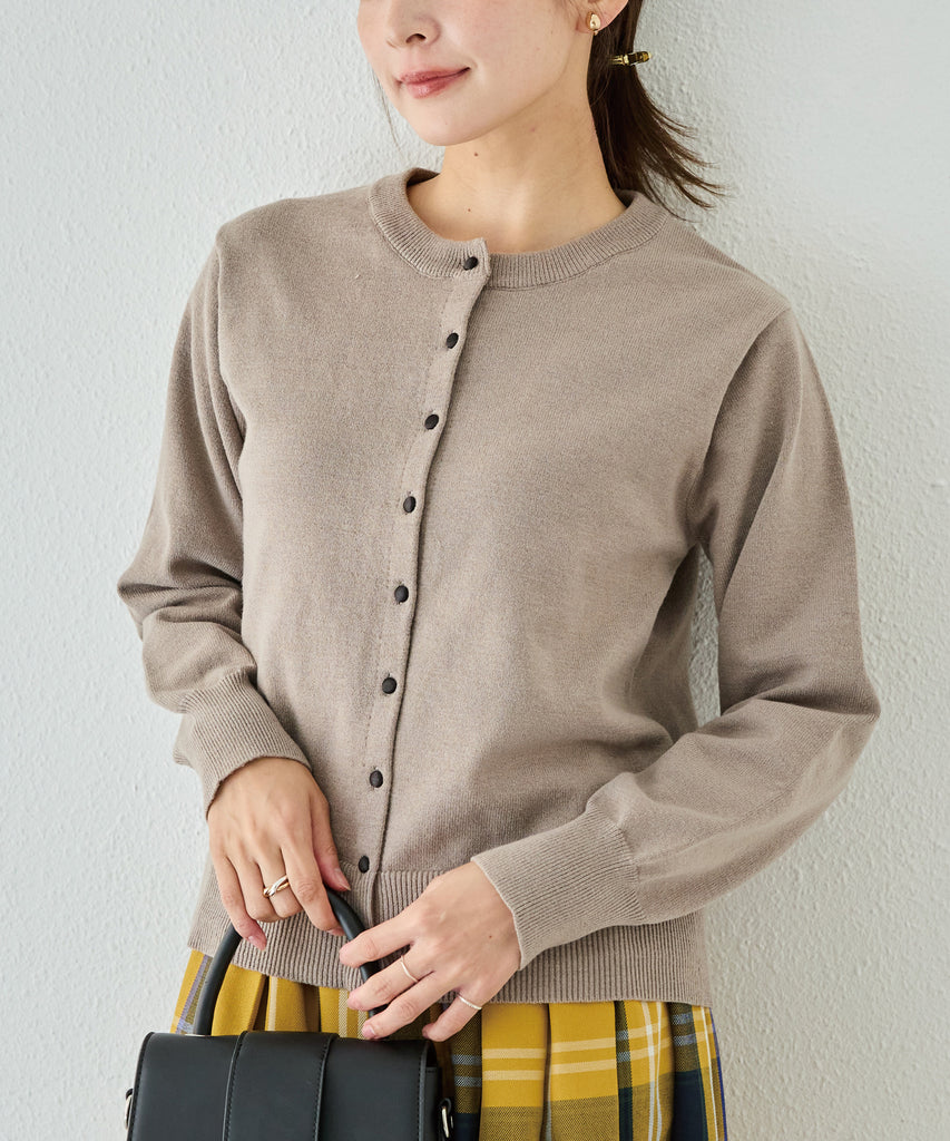 グレージュ　model:156cm 着用サイズ:F