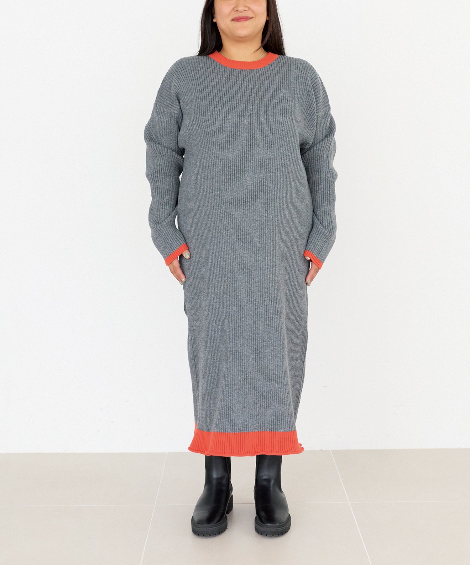 フロント　model:161cm 着用サイズ:3L