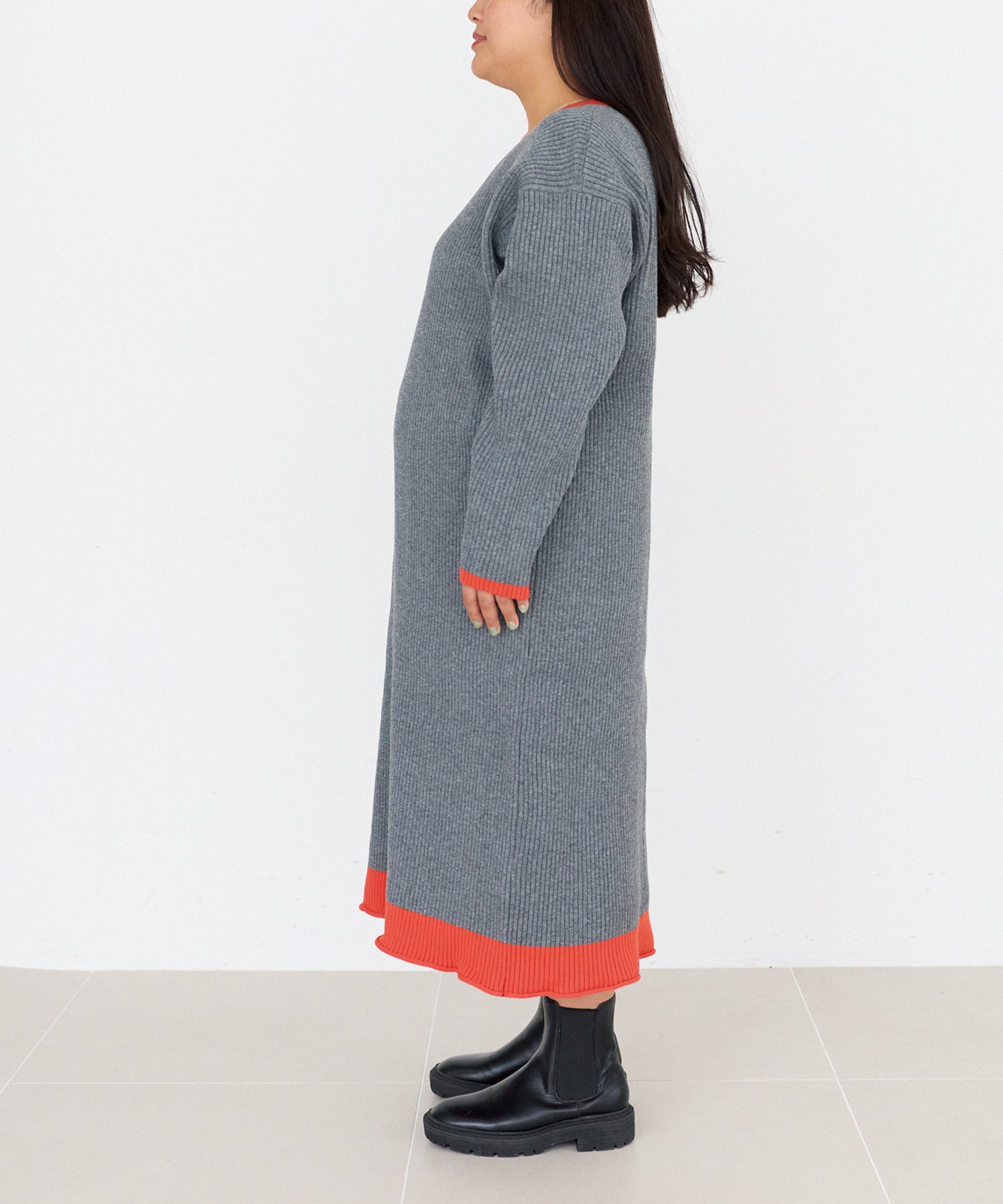 サイド　model:161cm 着用サイズ:3L