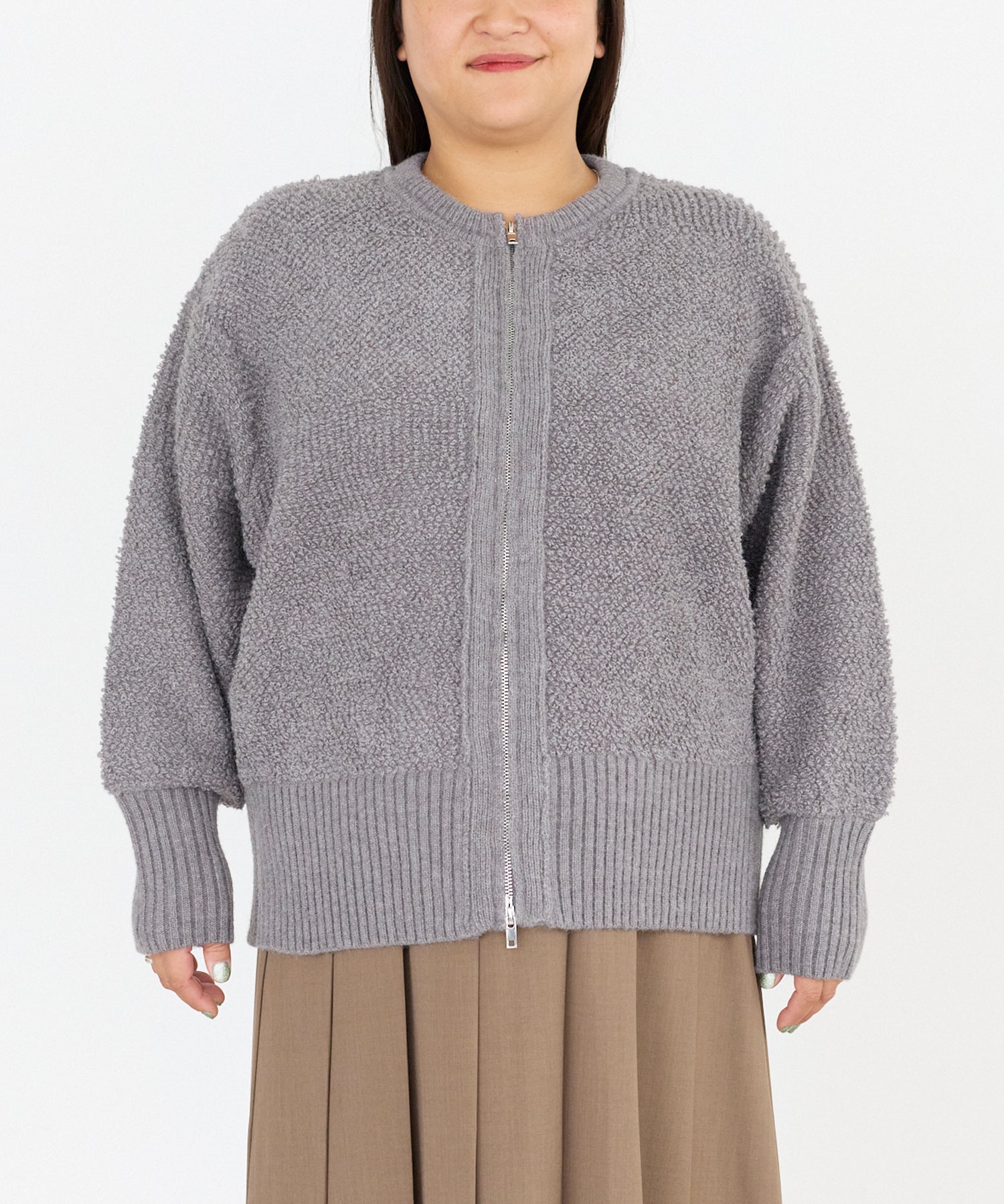 フロント　model:161cm 着用サイズ:3L