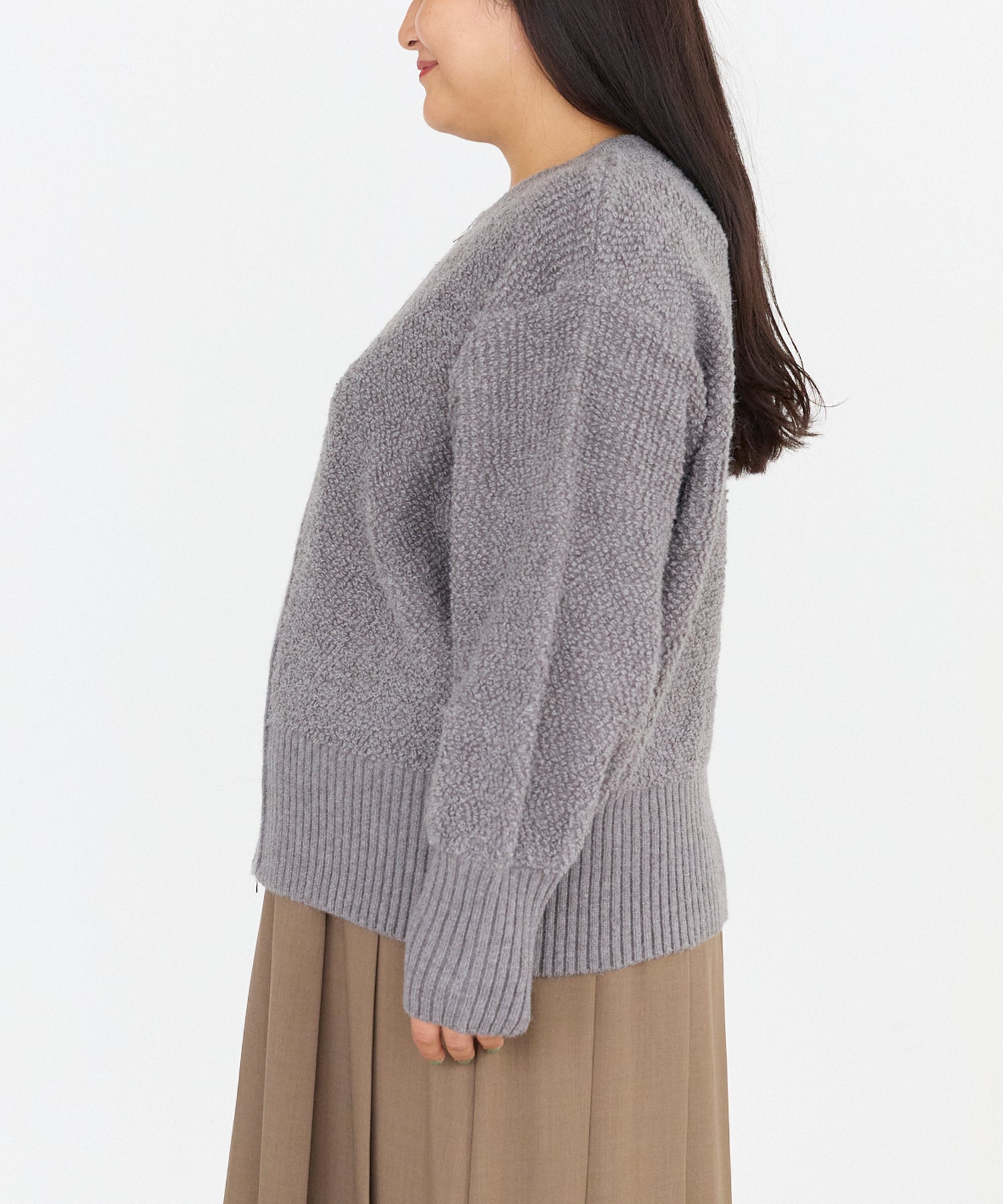 サイド　model:161cm 着用サイズ:3L