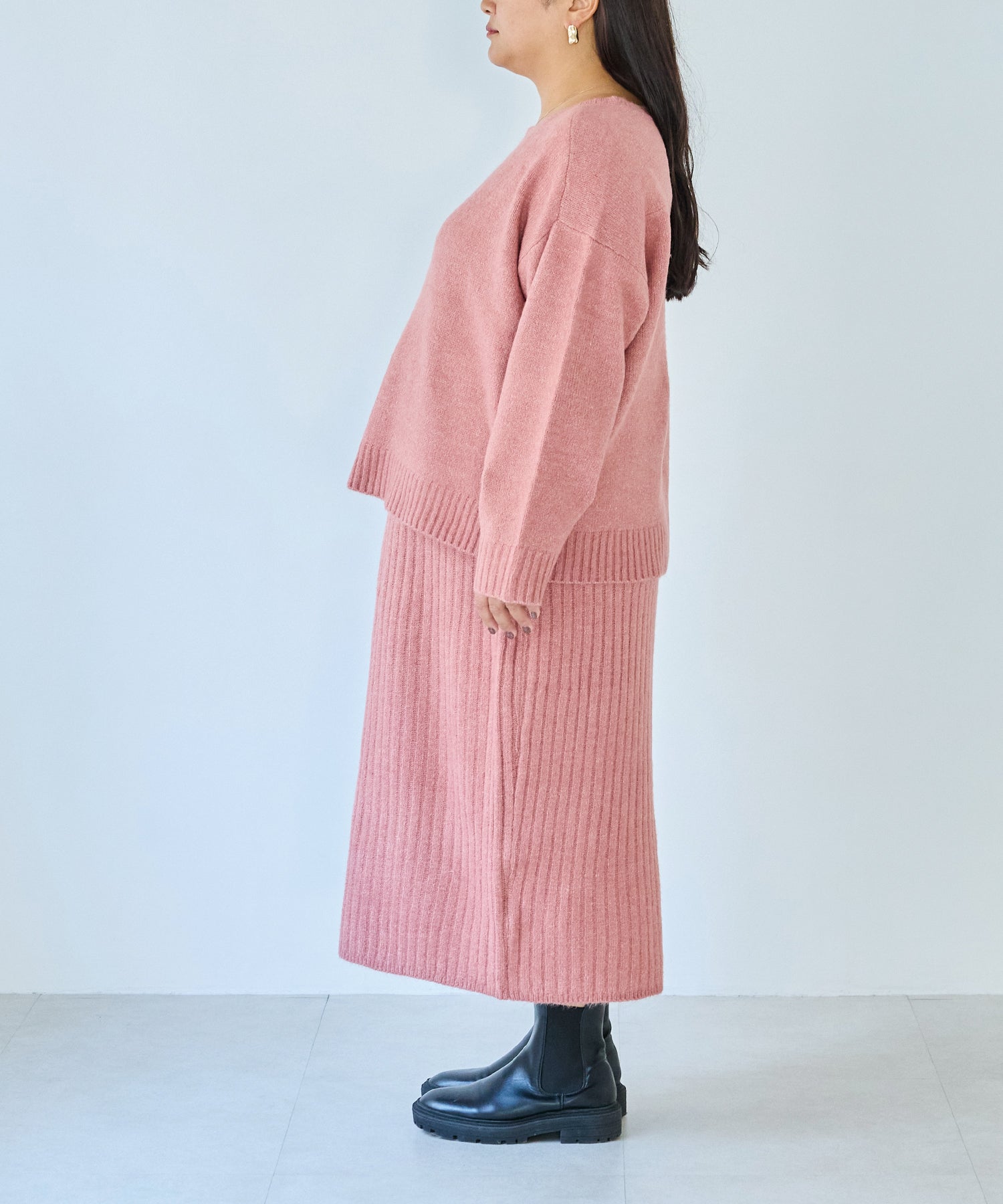 サイド　model:161cm 着用サイズ:3L