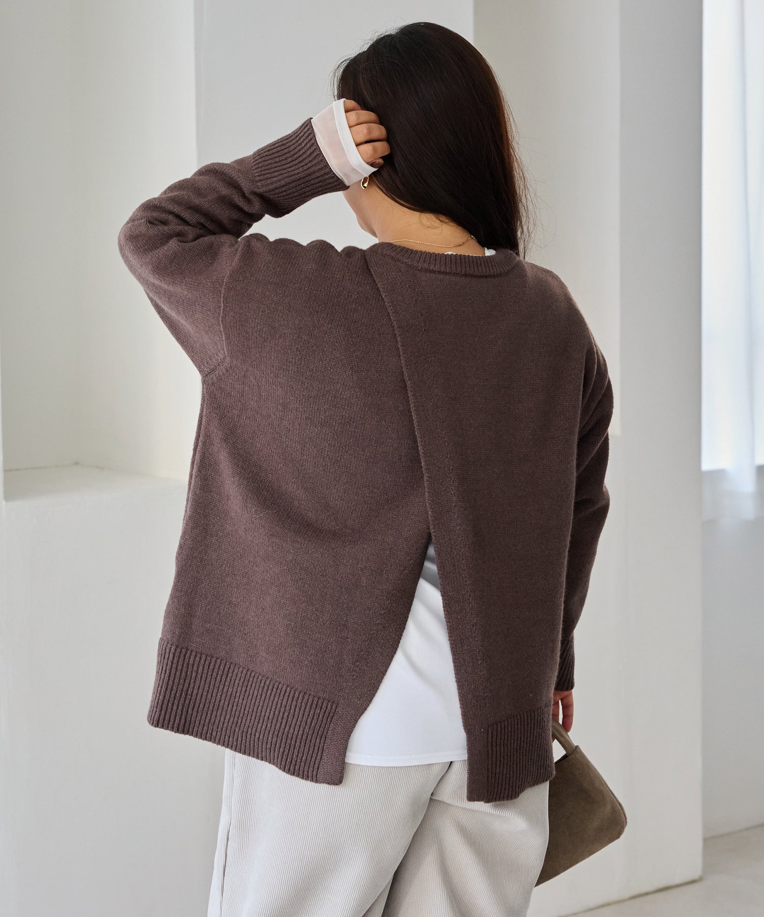 ブラウン　model:161cm 着用サイズ:3L