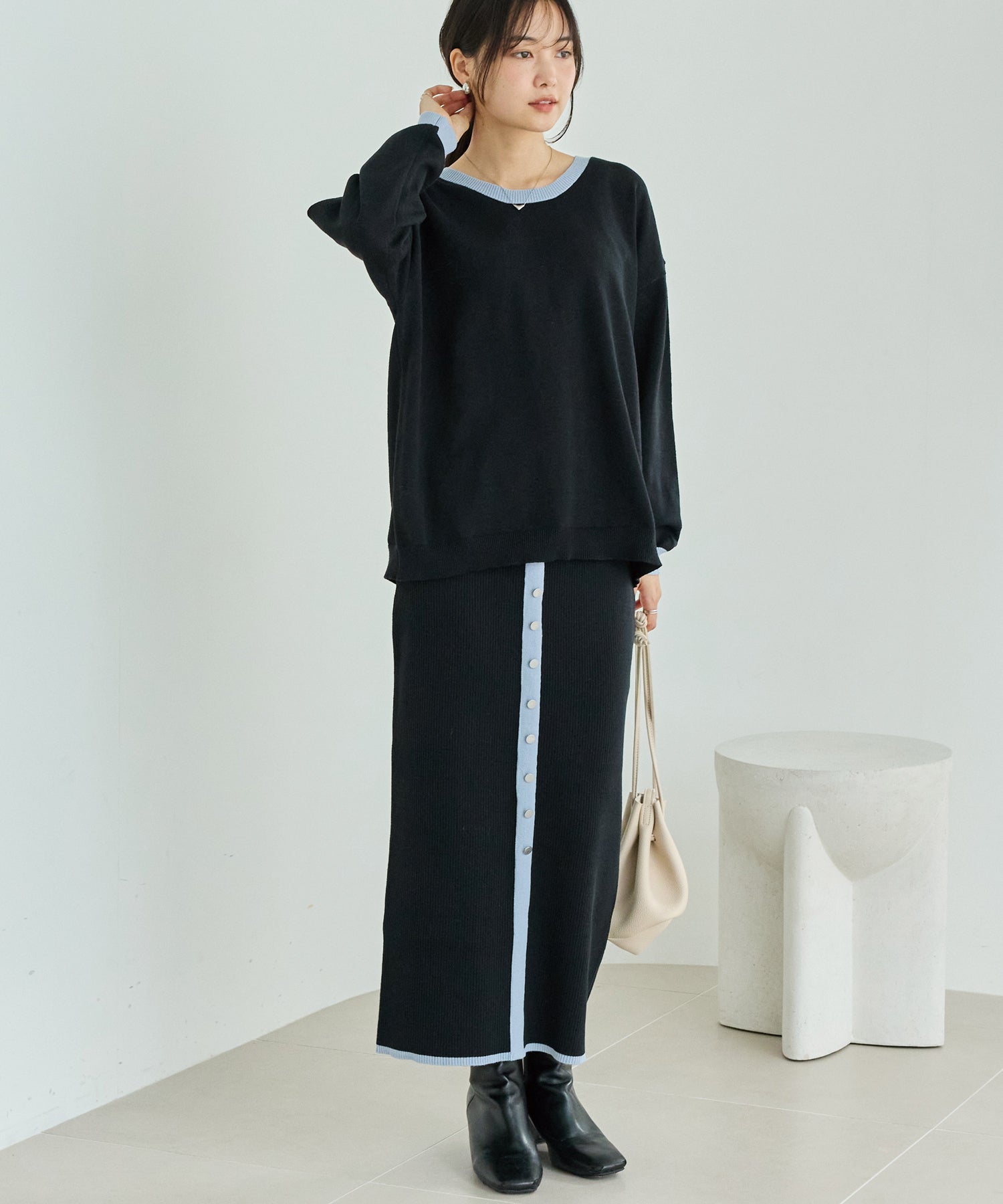 ブラック　model:160cm 着用サイズ:F