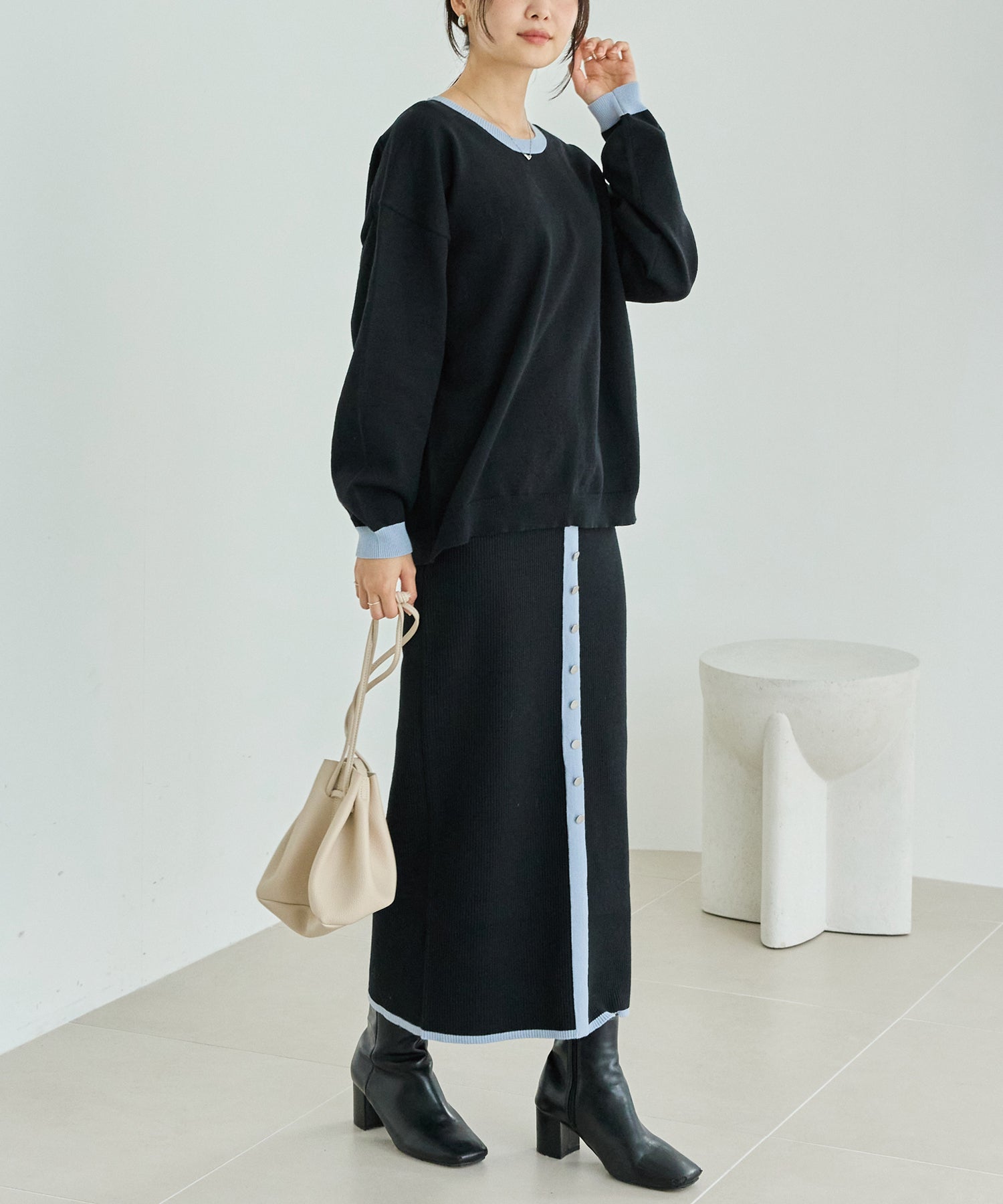 ブラック　model:160cm 着用サイズ:F