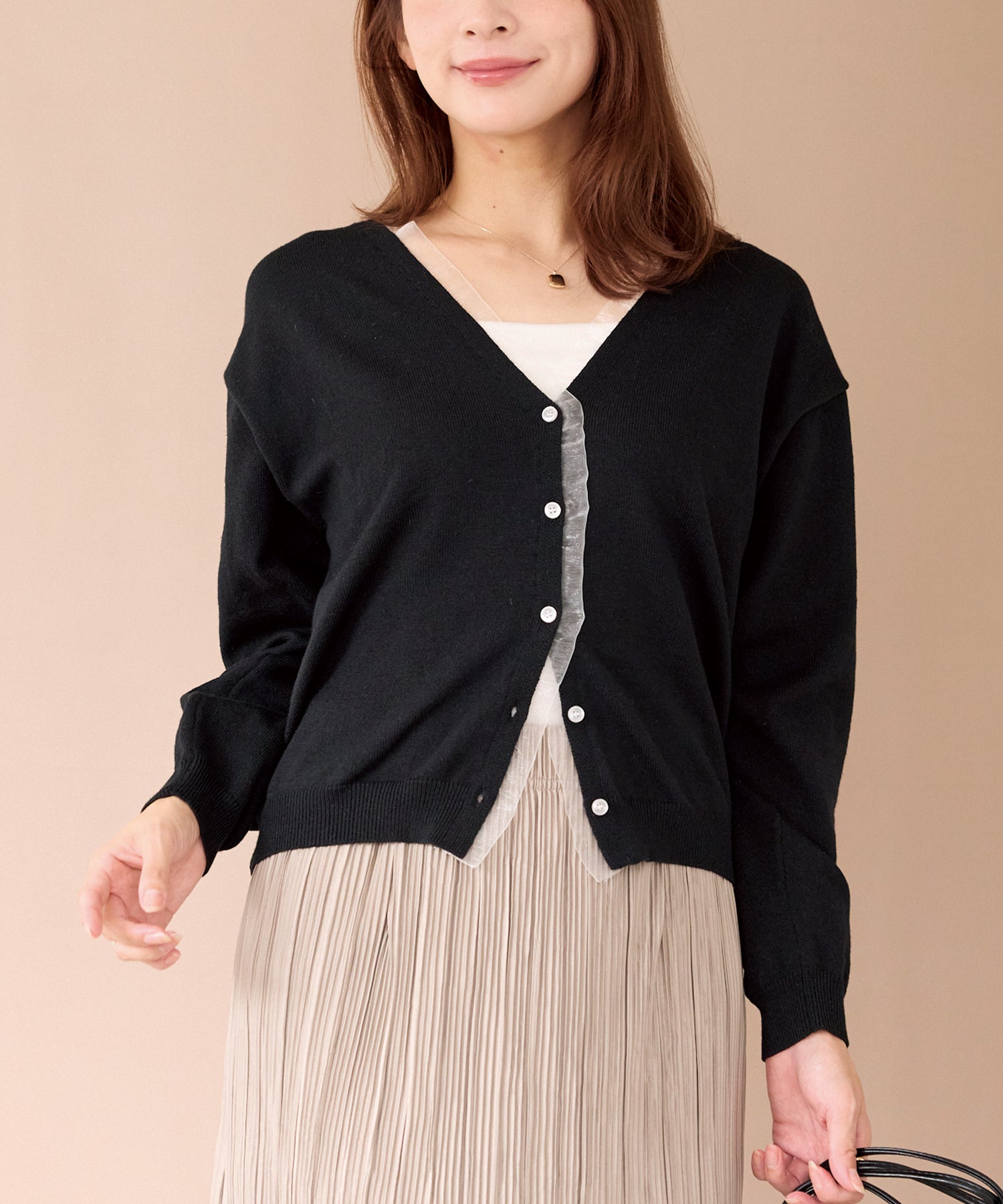 ブラック　model:156cm 着用サイズ:F