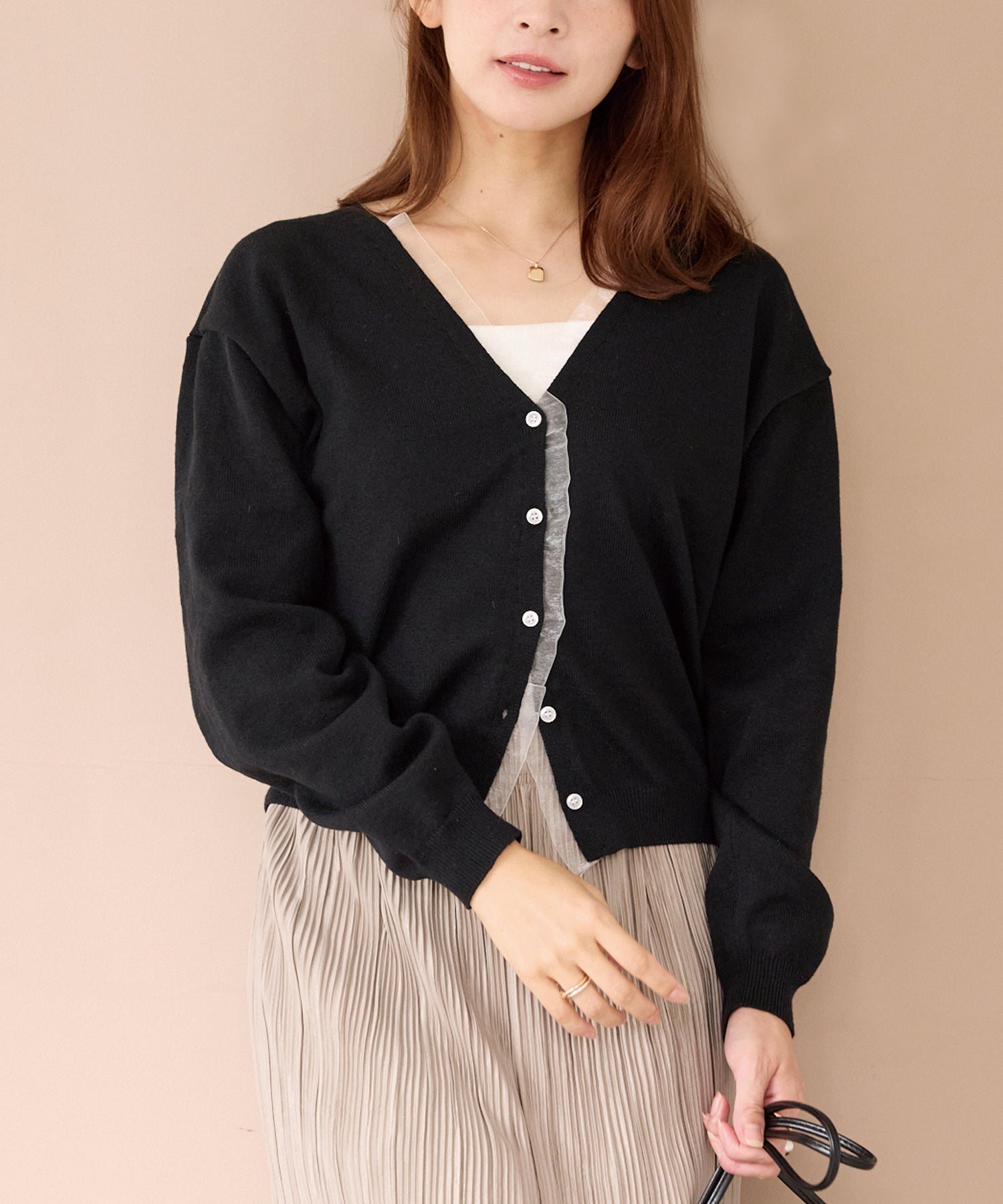 ブラック　model:156cm 着用サイズ:F