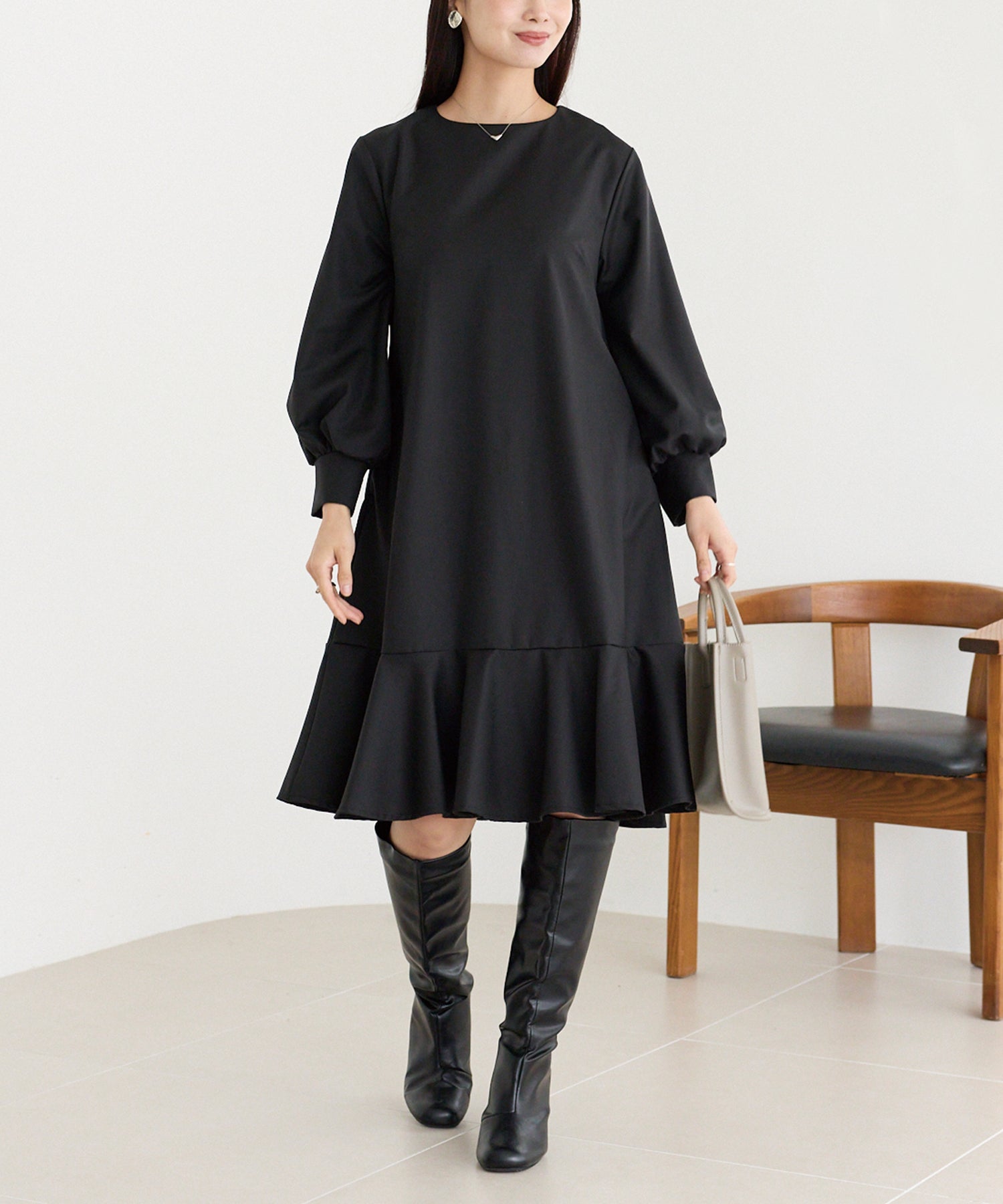 ブラック　model:160cm 着用サイズ:M