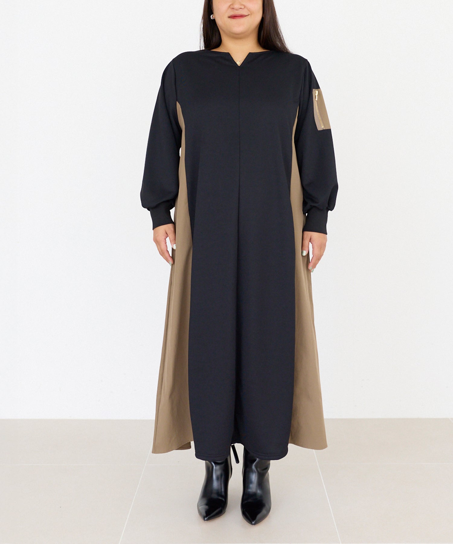 フロント　model:161cm 着用サイズ:3L