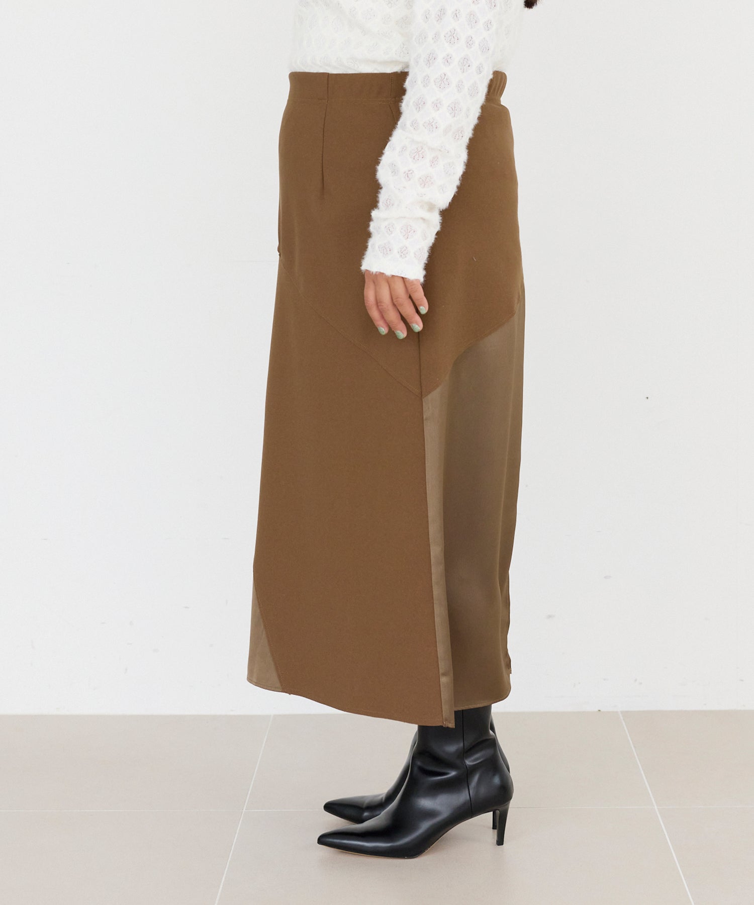 サイド　model:161cm 着用サイズ:3L